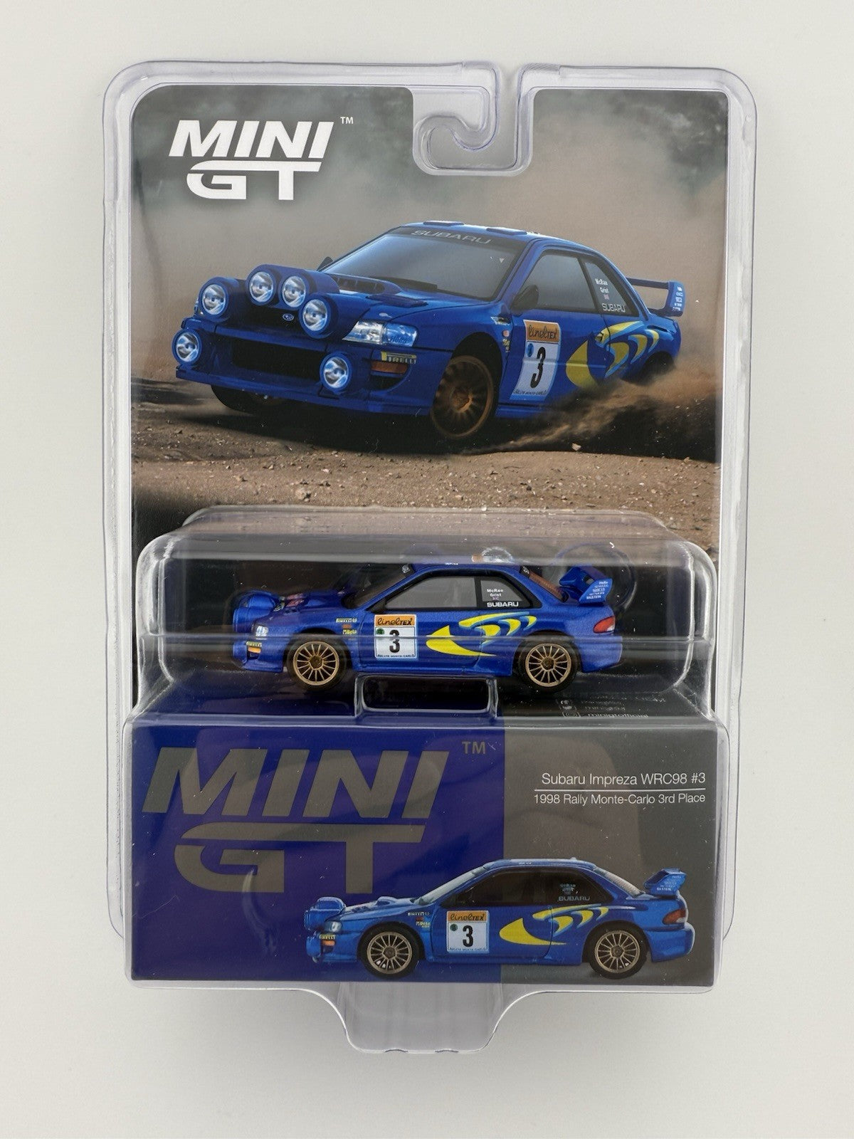Subaru Impreza Mini GT MGT 00975 WRC98 998 Rally Monte Carlo 3rd Place1