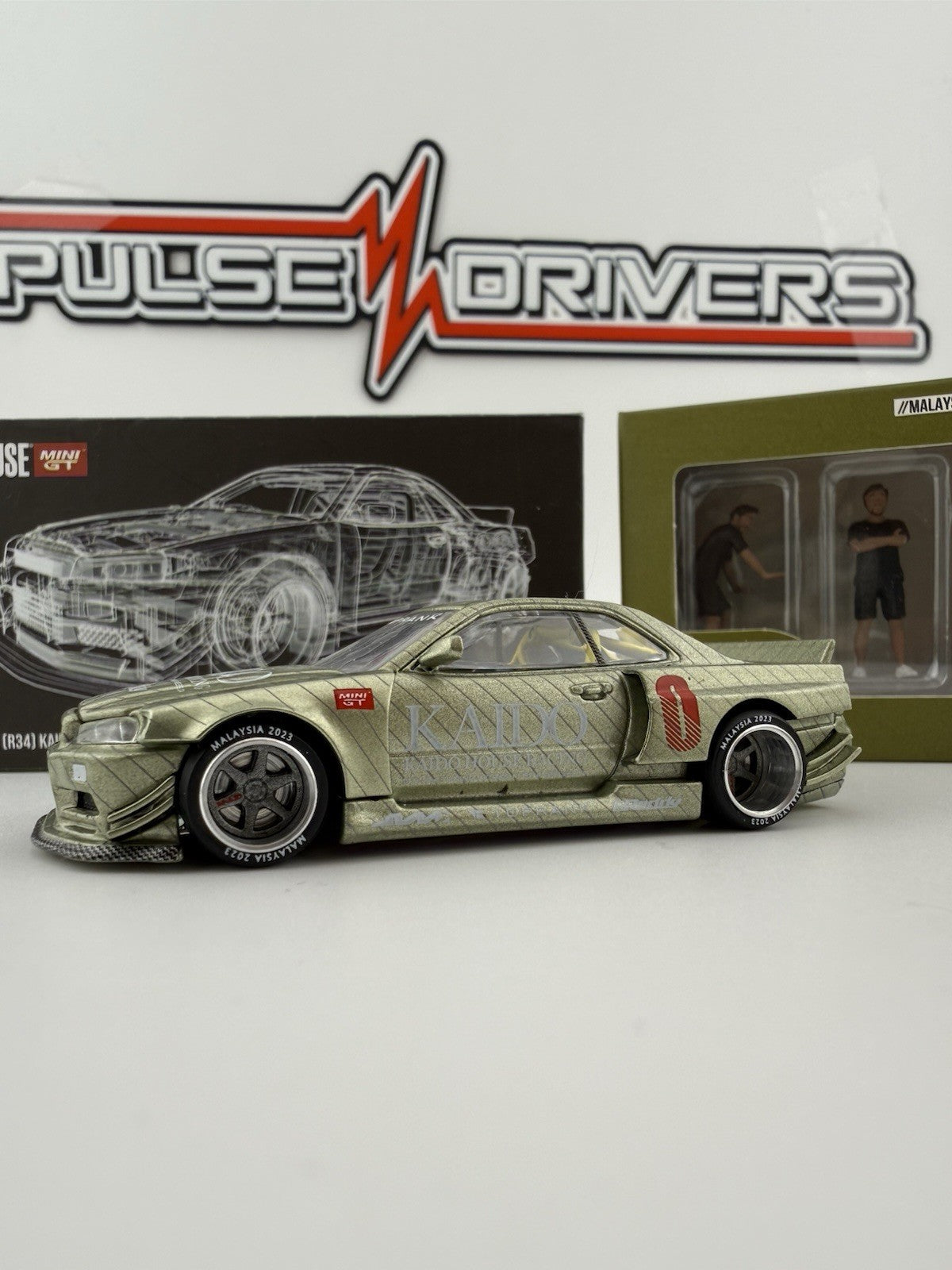 Nissan Skyline GT R Kaido House   Kaido House KHMG 058 w/ Figures MDX 2023 Open4