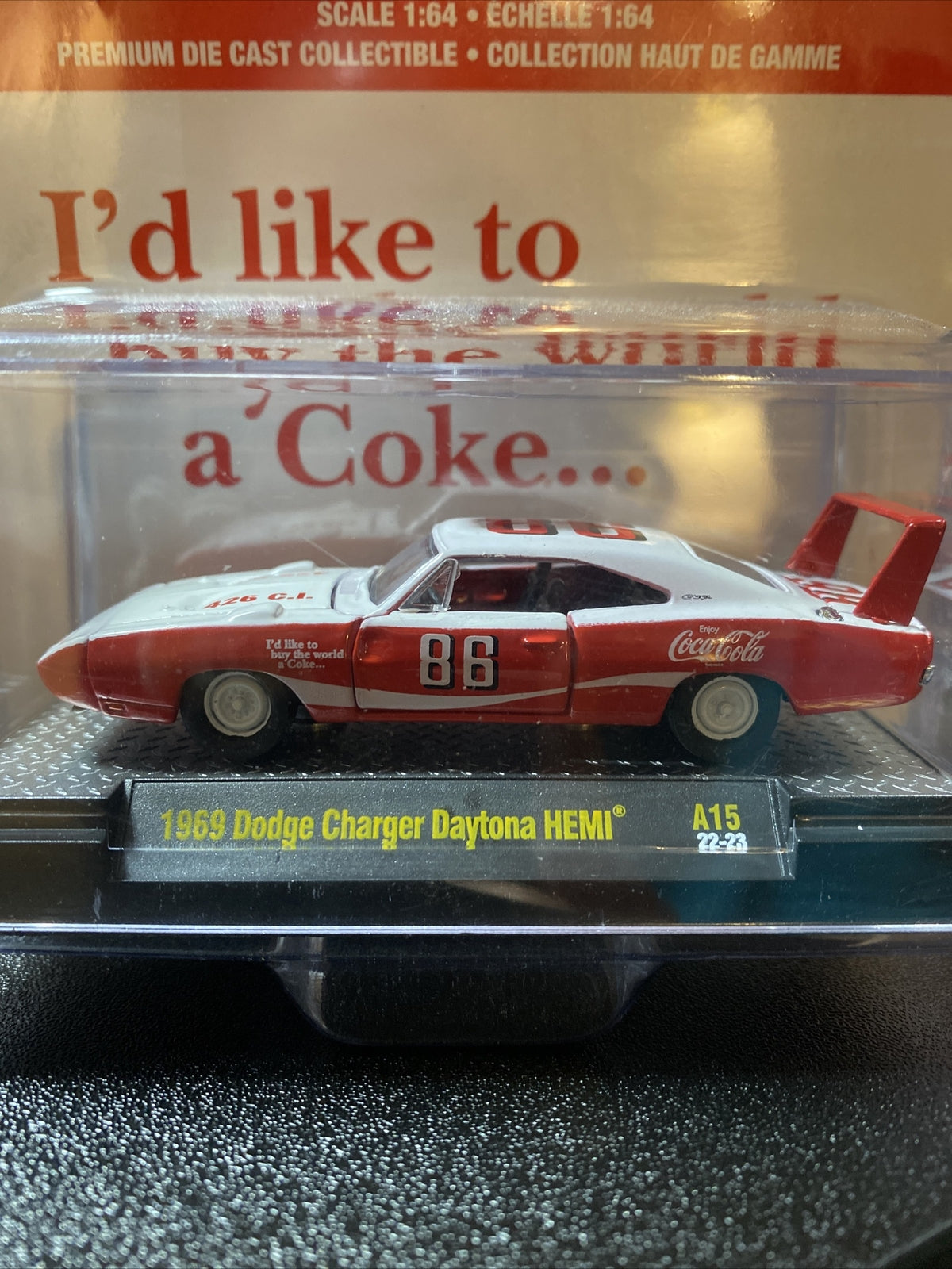 M2 Machines Coca Cola 1969 Dodge Charger Daytona HEMI1