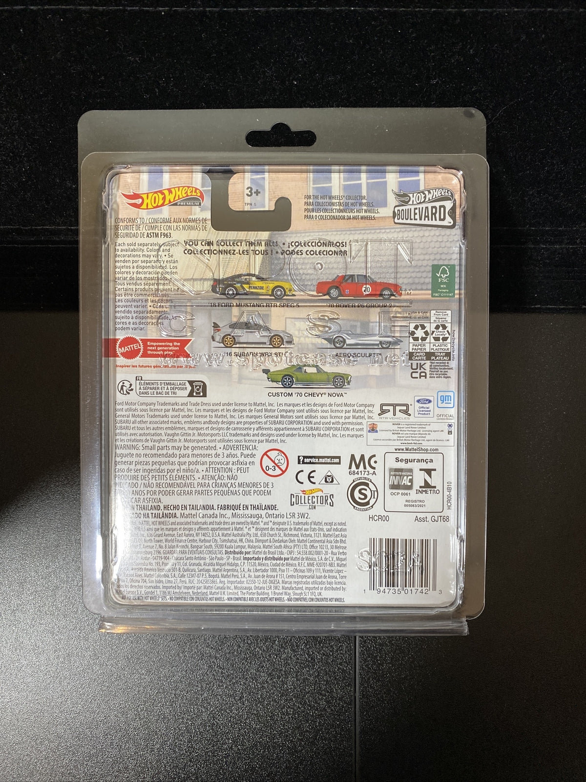 2022 Hot Wheels Premium Boulevard #62   '70 ROVER P6 GROUP 2 in Protector8