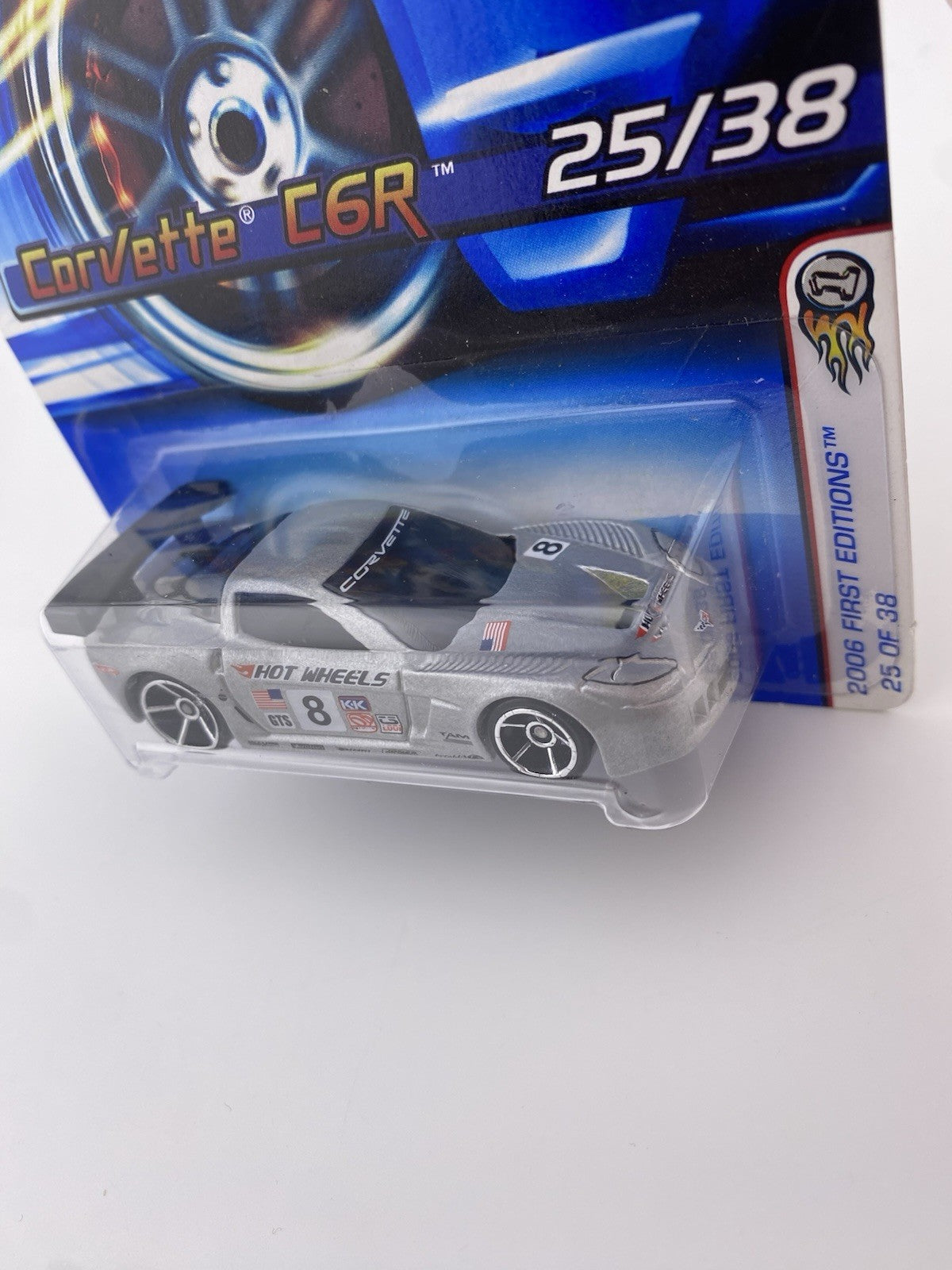 Corvette C6R Silver   Hot Wheels 2006 First Editions 25/38 in Protector3