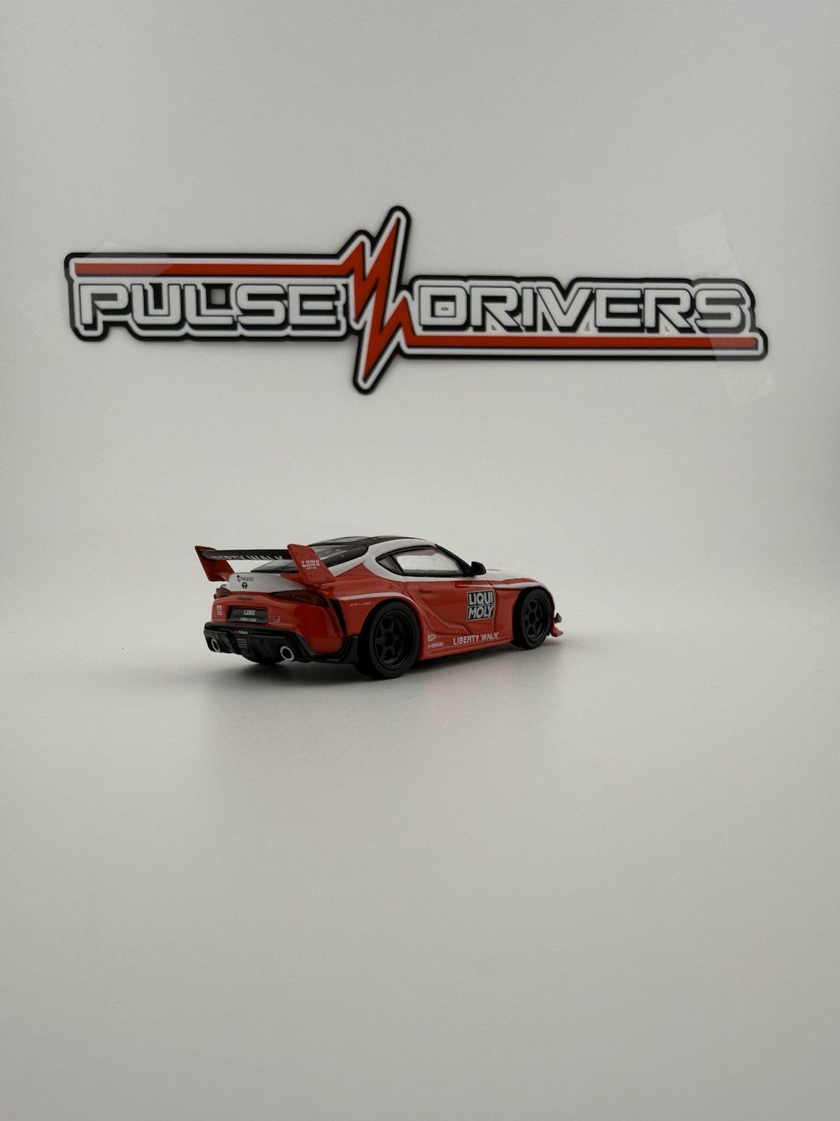 Toyota GR Supra LB Works Red   Mini GT MGT 00290 Liquid Moly2