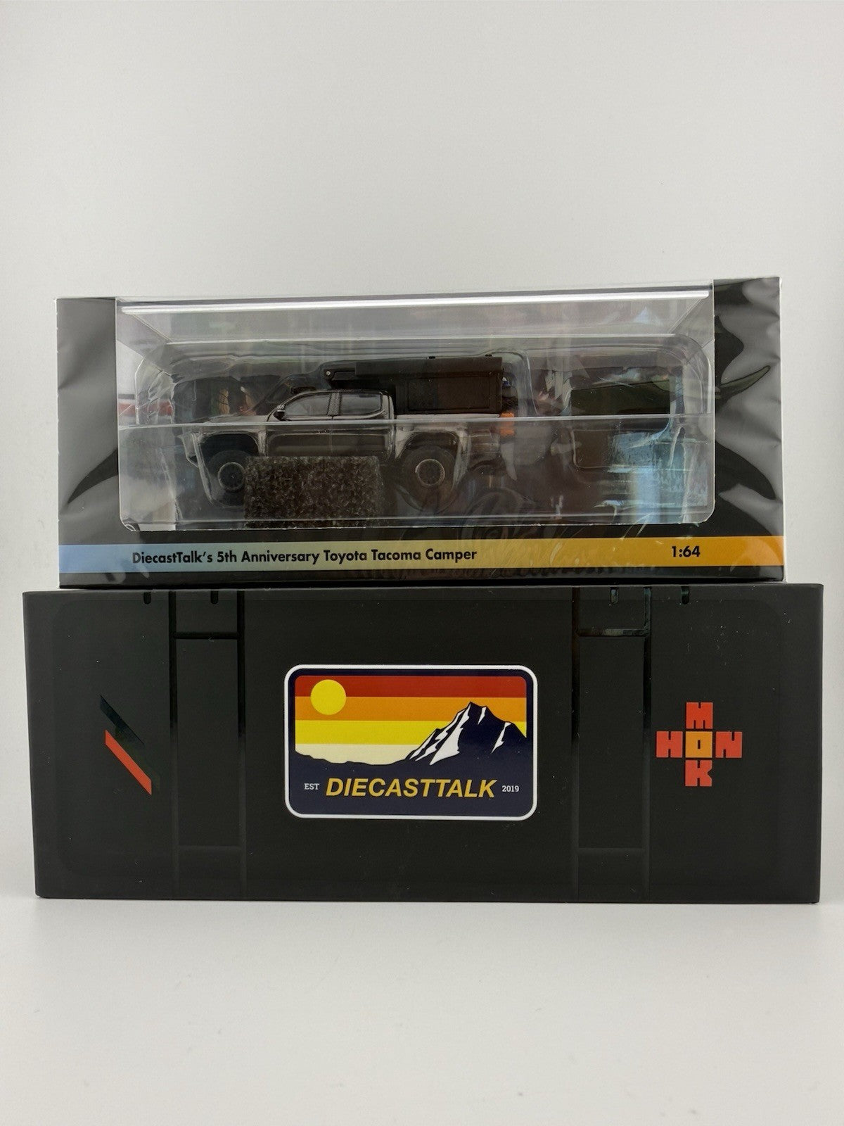 Toyota Tacoma Camper Black Chrome   GCD DTGSPC3 DiecastTalk 5th Anniversary Open0