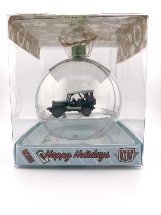 M2 O'Reilly Exclusive 2022 Christmas Ornaments 1944 Jeep MB New0