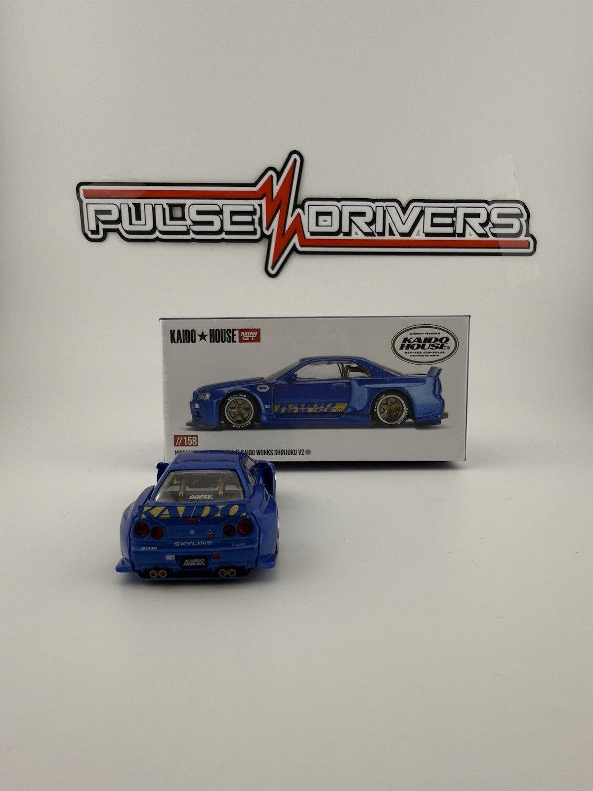 Nissan Skyline GT R (R34) Shinjuku Bayside Blue   Kaido House KHMG 158 Sealed2