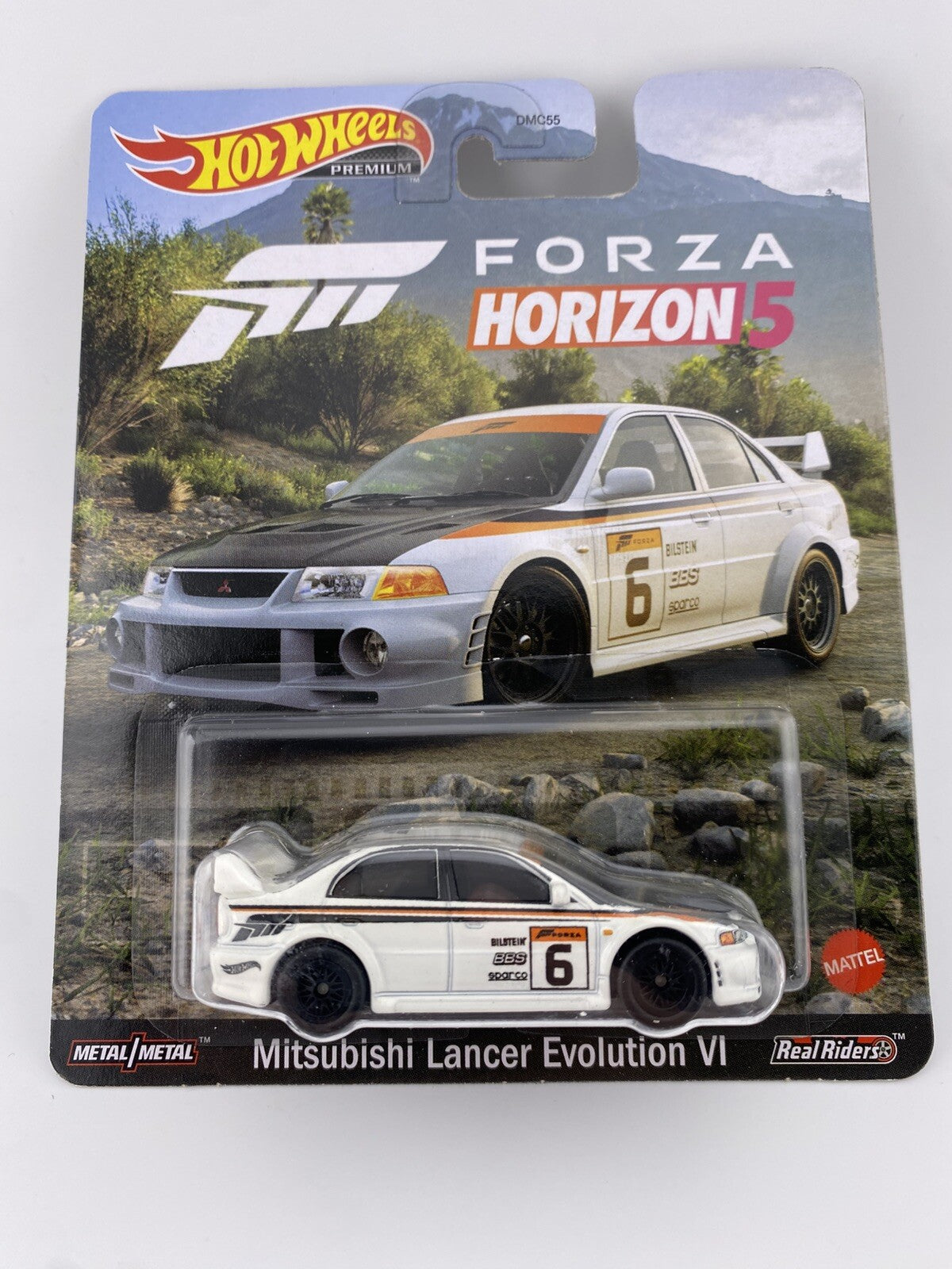 Hot Wheels Premium Forza Horizon Mitsubishi Lancer Evolution VI in Protector0