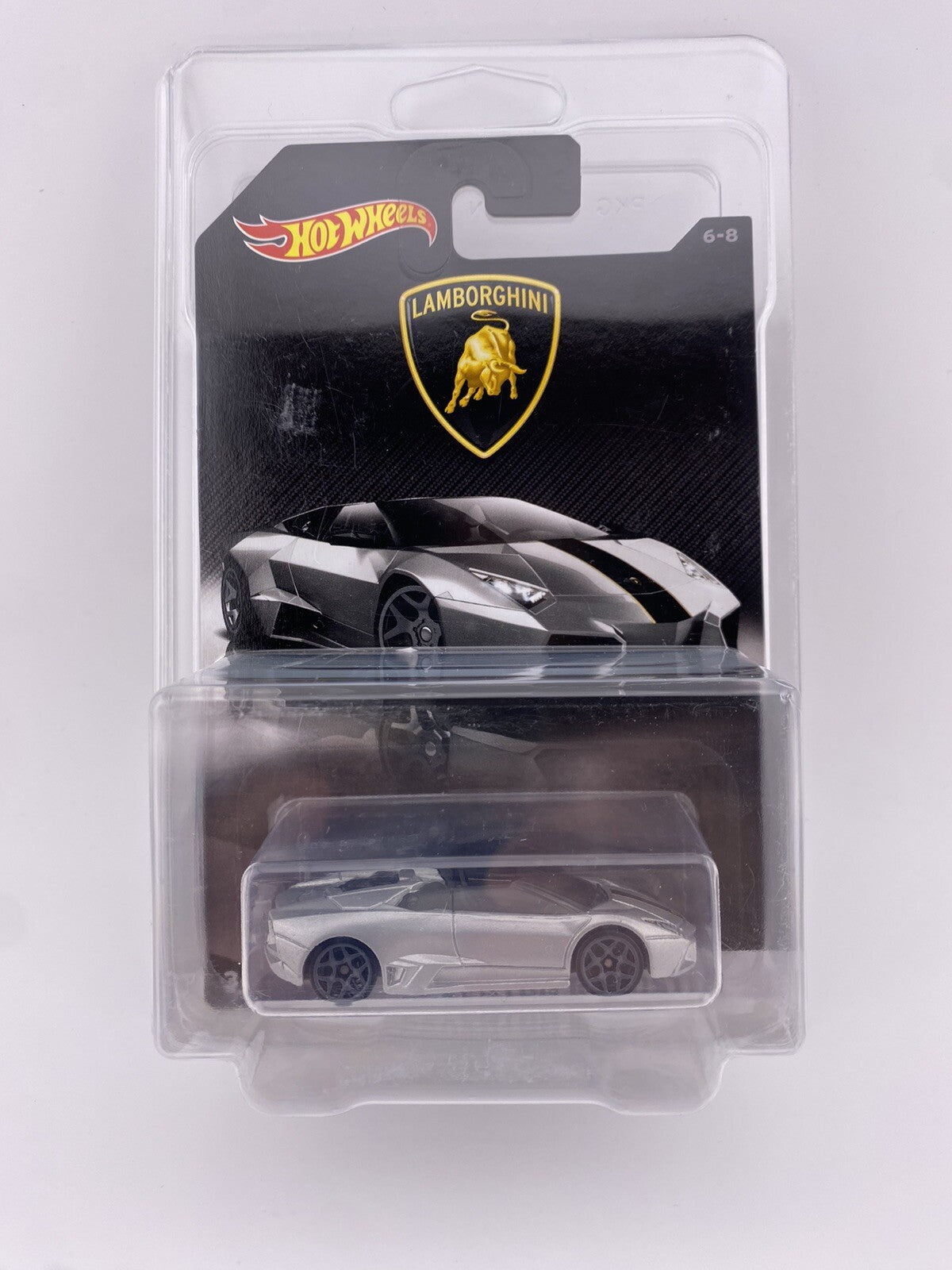 Lamborghini Reventon Roadster Silver Hot Wheels 17 Lamborghini 6/8 in Protector3