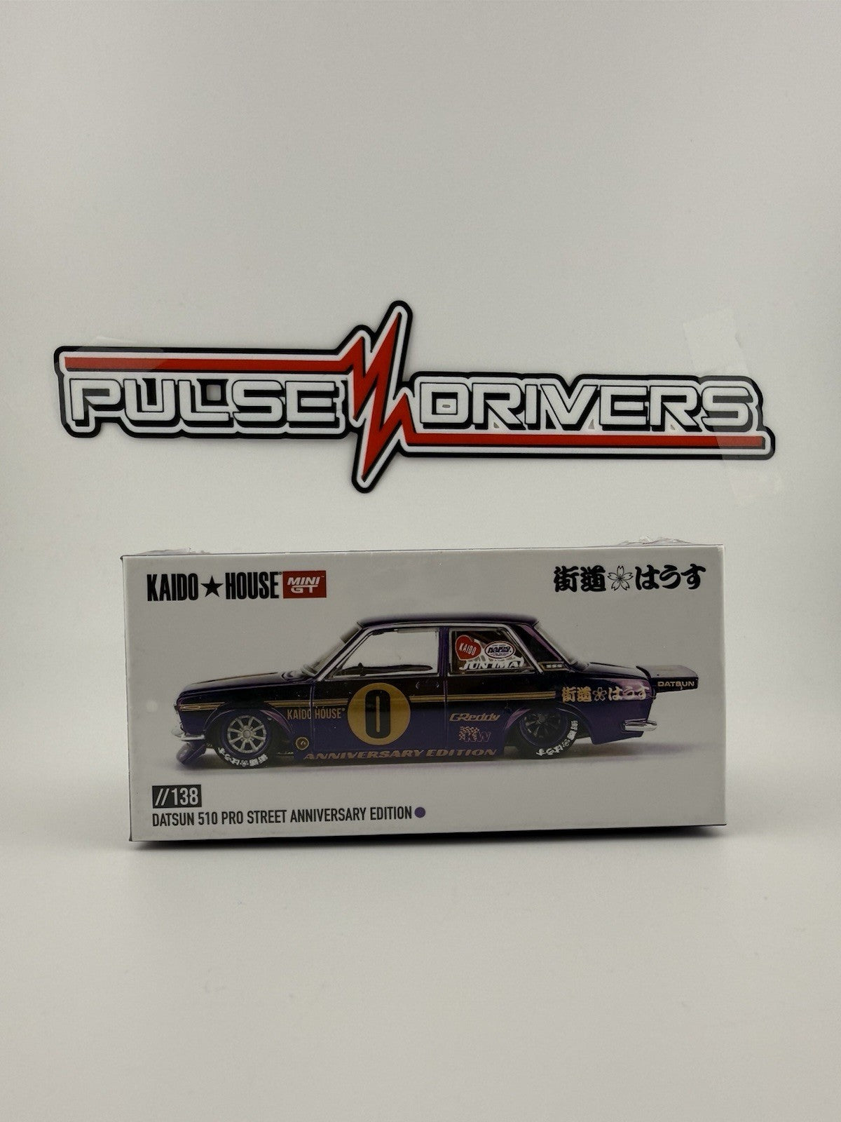 Datsun 510 Kaido House Pro Street Purple   Kaido House KHMG 138 Anniversary Ed0