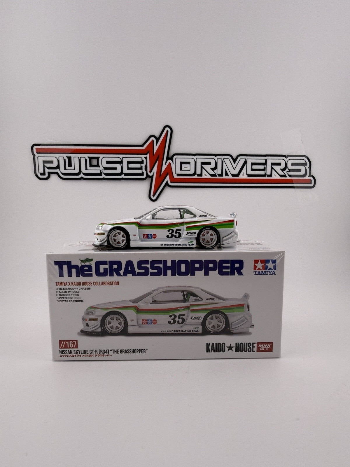 Nissan Skyline GT R (R34) Grasshooper   Kaido House KHMG 167 The Sealed Box0