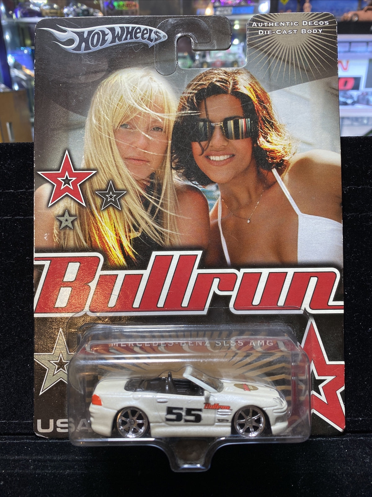 Mercedes Benz SL55 AMG   Hot Wheels Bullrun   USA RALLY0