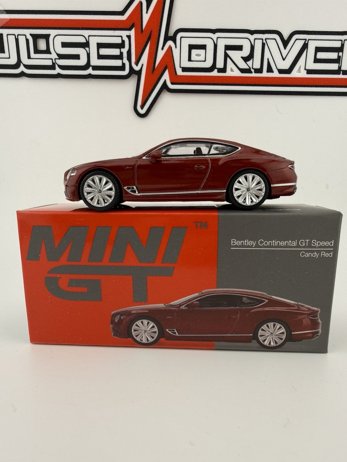 Bentley Continental GT Candy Red   Mini GT MGT 00420 Open Box4
