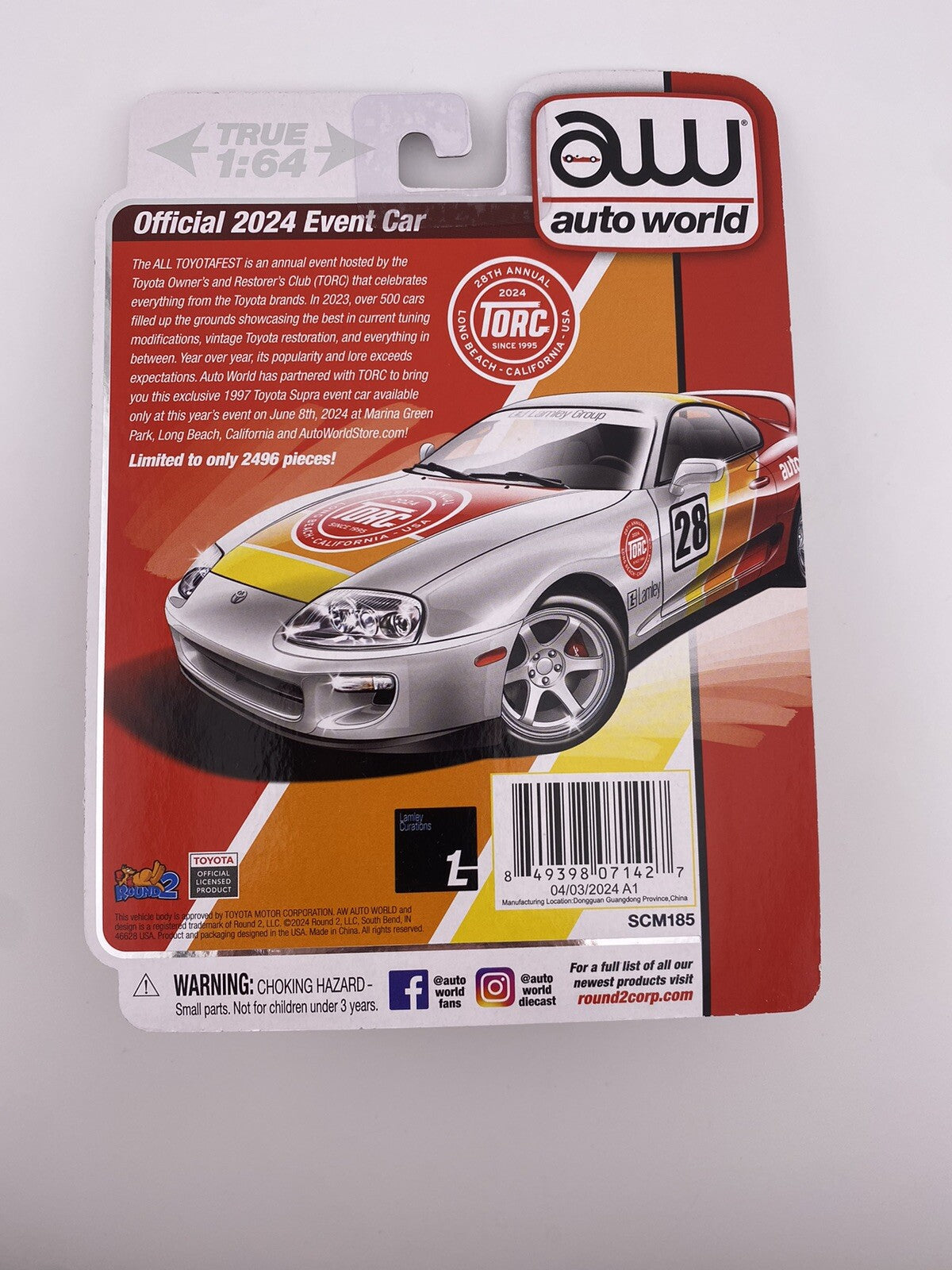 2024 Auto World 1997 Toyota Supra TORC 2024 with Sticker2