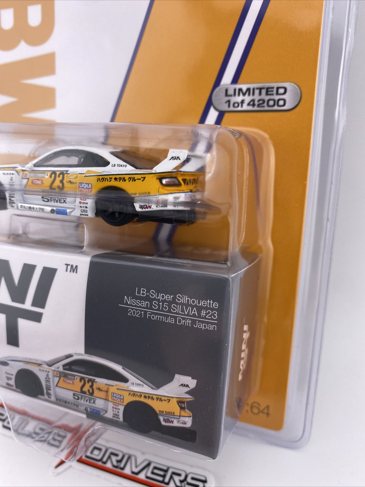 Nissan Silvia (S15) LB Super Silhouette Works   Mini GT 004345