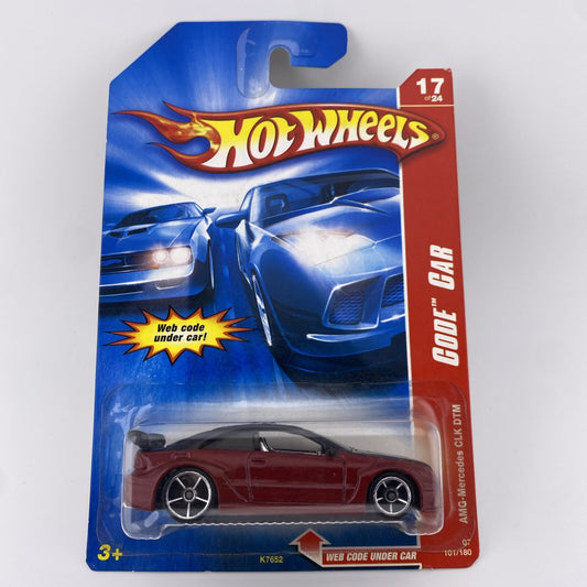 AMG   Mercedes CLK DTM Black / Red   Hot Wheels Code Red in Protector0