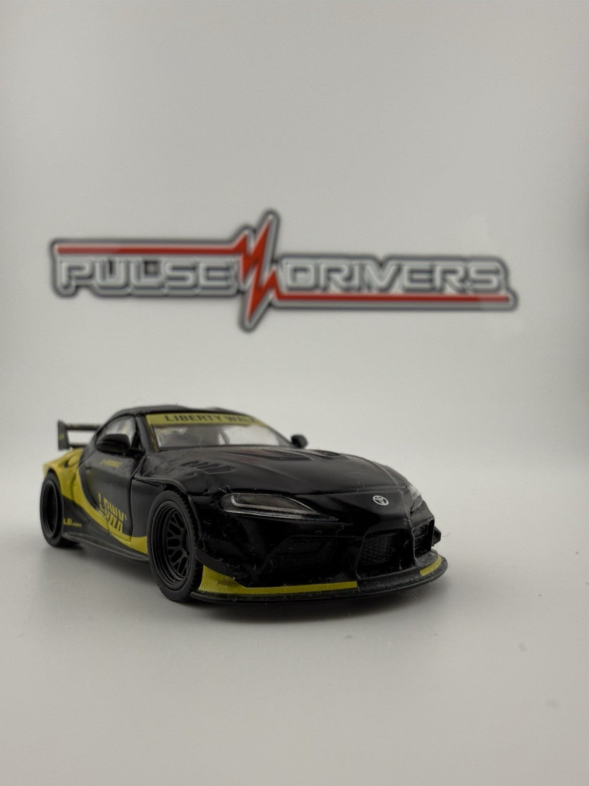 Toyota GR Supra LB Works Matte Black   Mini GT MGT 00472   Open Box7