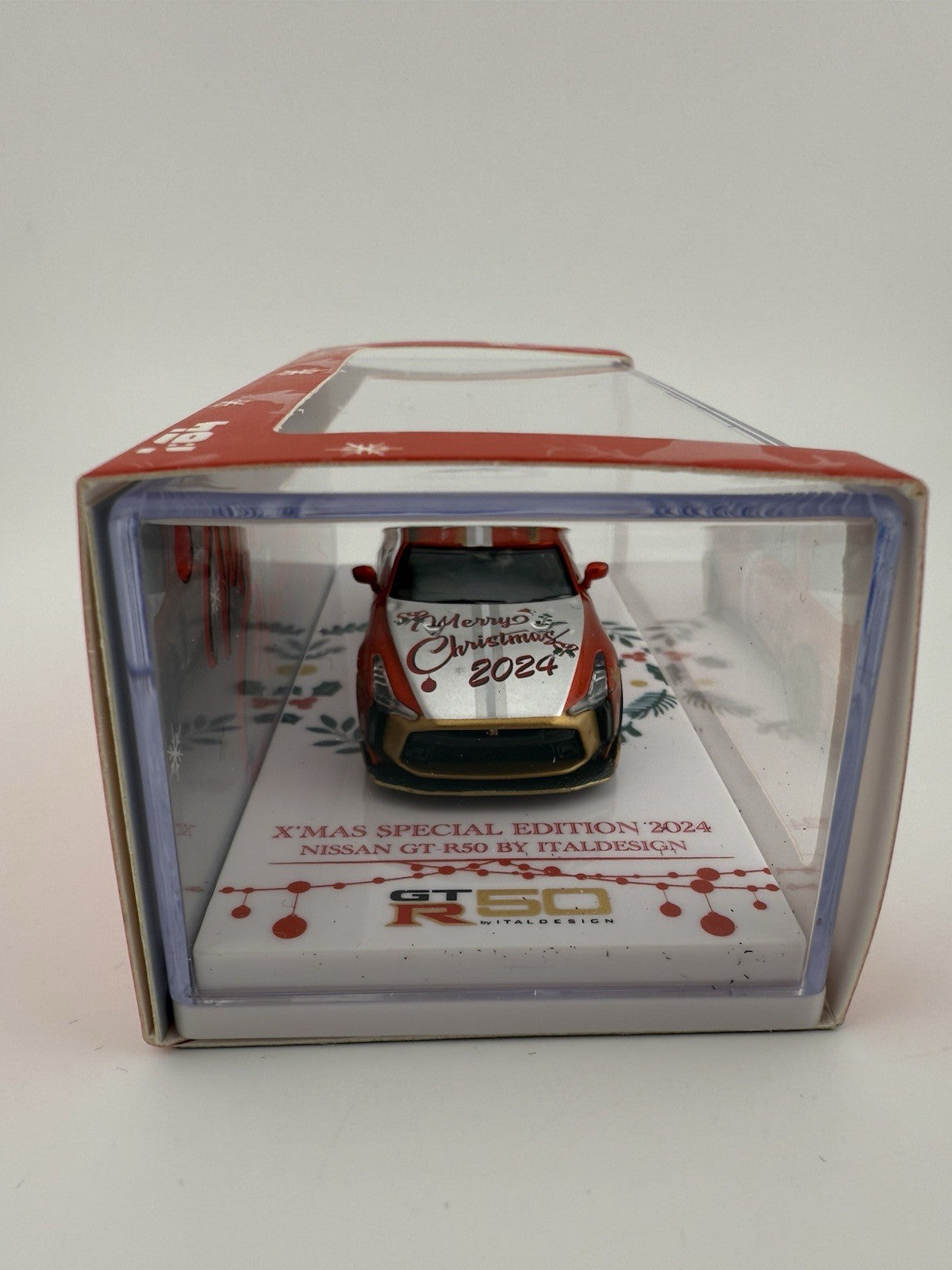 Nissan GT R50 by Italdesign Gold / Red / Silver   INNO64 IN64 R50 XMAS24 Unseal2