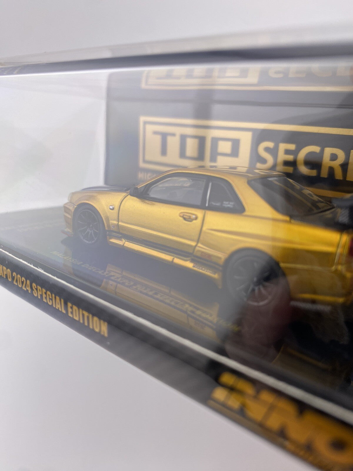 Nissan Skyline GT R (R34) Top Secret Gold   INNO64 IN64 R34TS MDX243