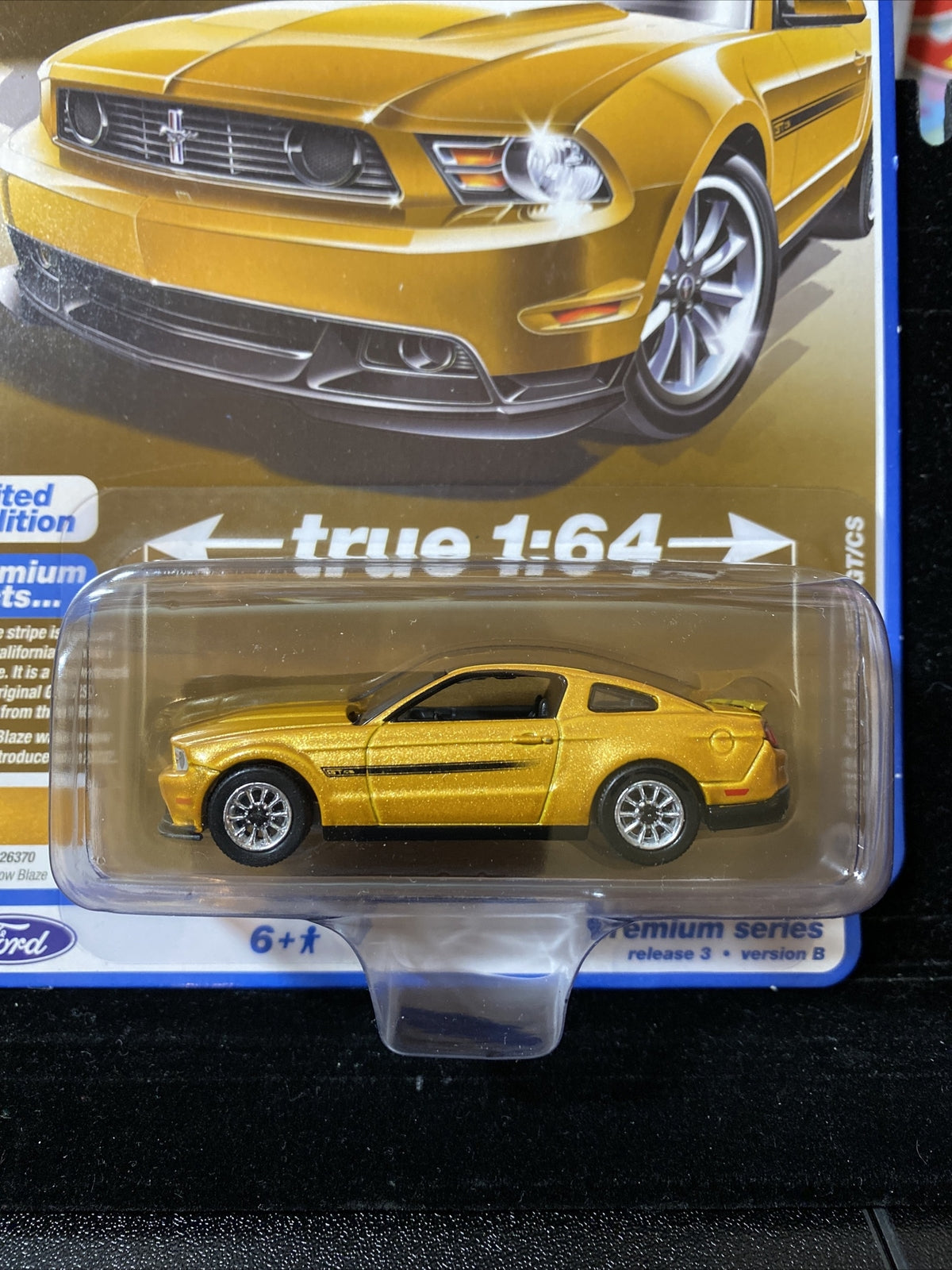 2012 Ford Mustang GT/CS Yellow Blaze Metallic with Black Top and Stripes "Mod...1