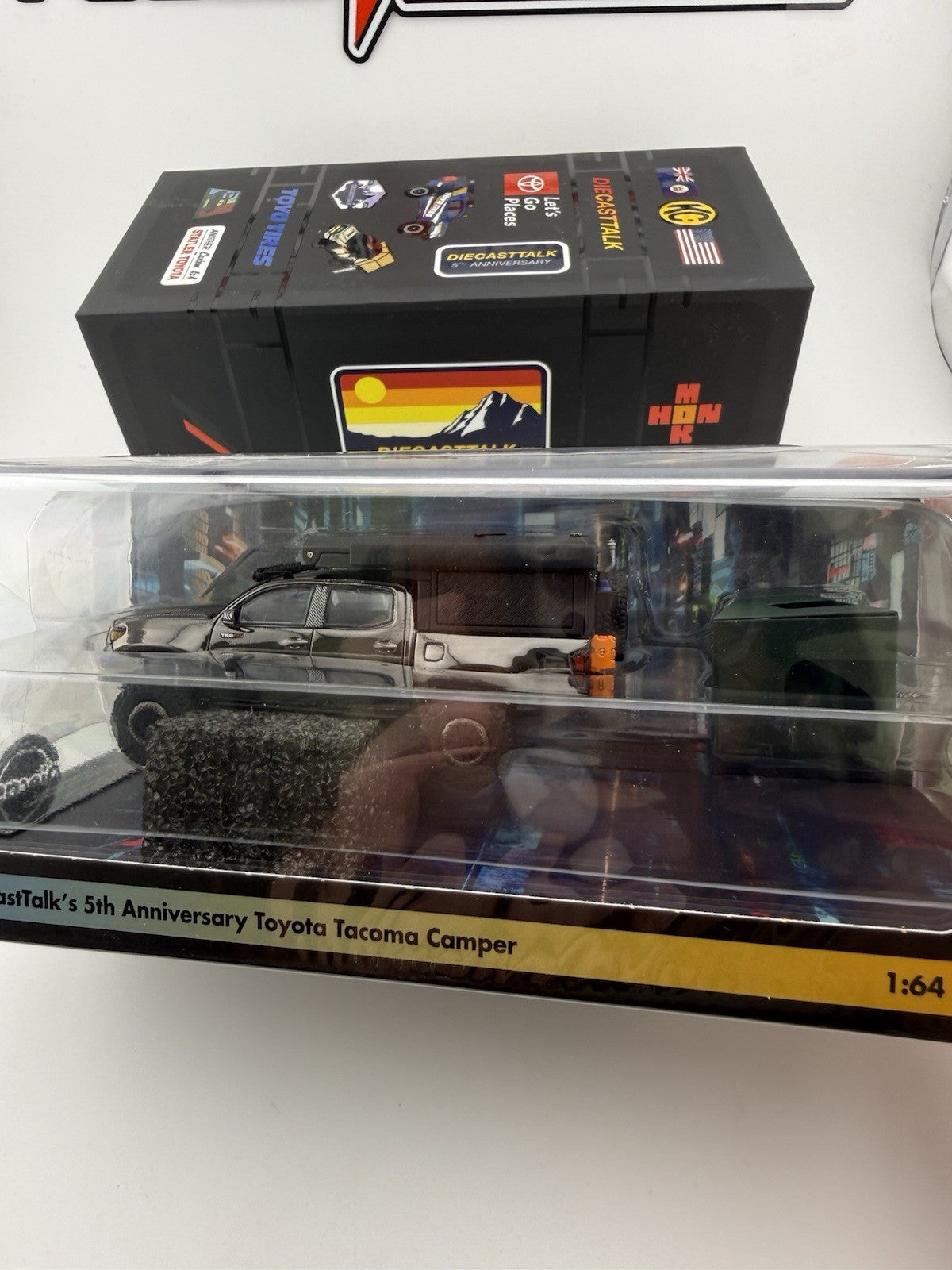 Toyota Tacoma Camper Black Chrome   GCD DTGSPC3 DiecastTalk 5th Anniversary Open7