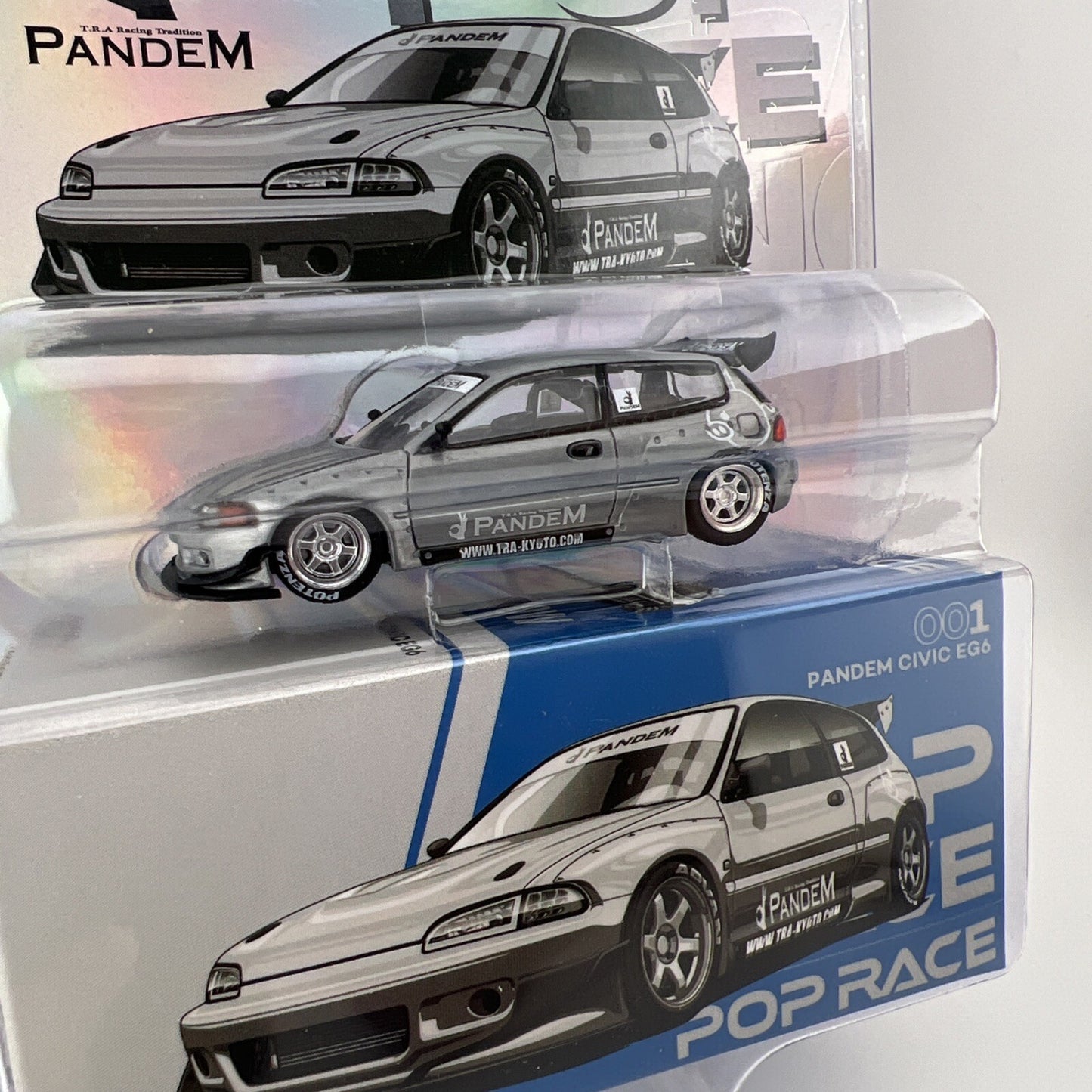Pandem Civic EG6 Raw Metal   POPRACE PRE 001 CH4