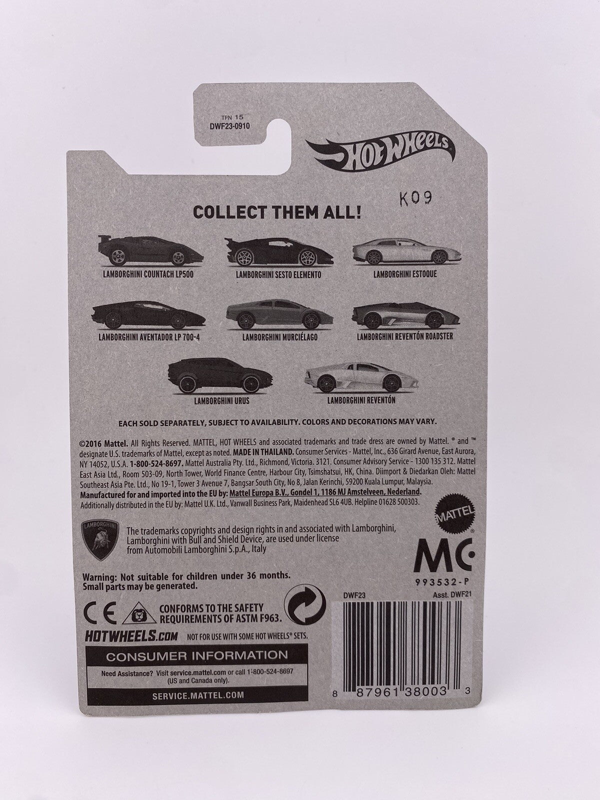 Lamborghini Reventon Roadster Silver Hot Wheels 17 Lamborghini 6/8 in Protector4