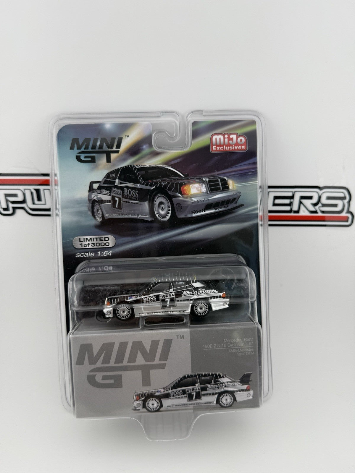 Mercedes Benz 190E 2.5 16 Evolution II #7 AMG 1990 DTM   Mini GT MGT 003120