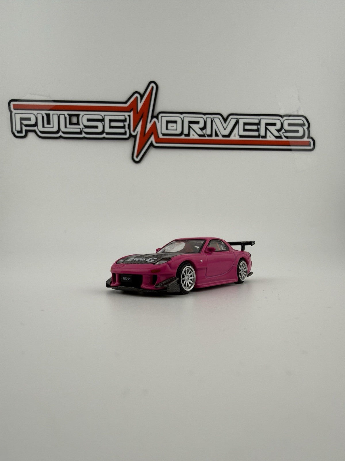 Mazda RX7 RE Amemiya Pink   POPRACE PR64 0156 IDE Open Box2