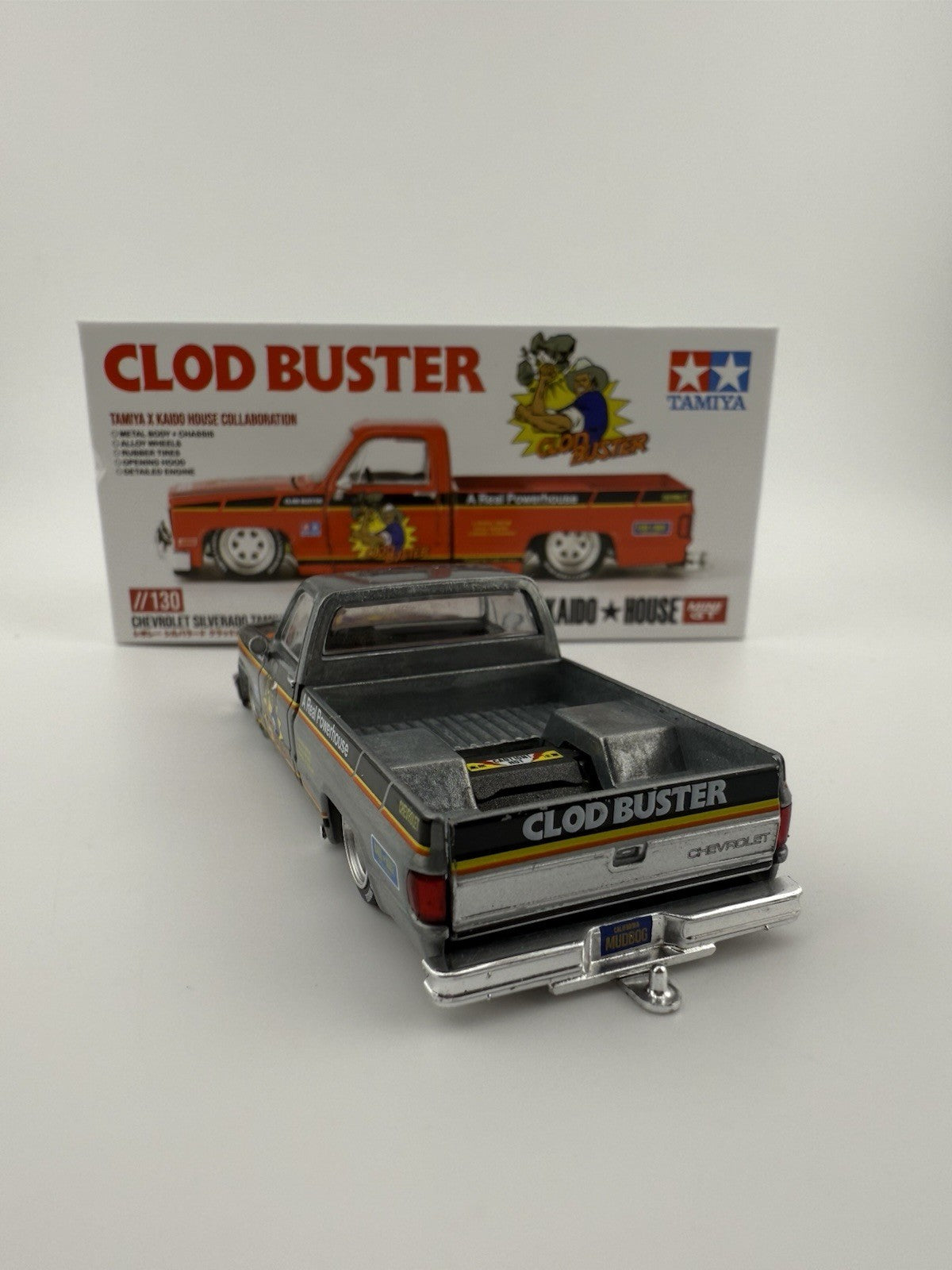 Chase   Chevrolet Silverado Kaido House Mini GT KHMG 130 Tamiya Clod Buster8