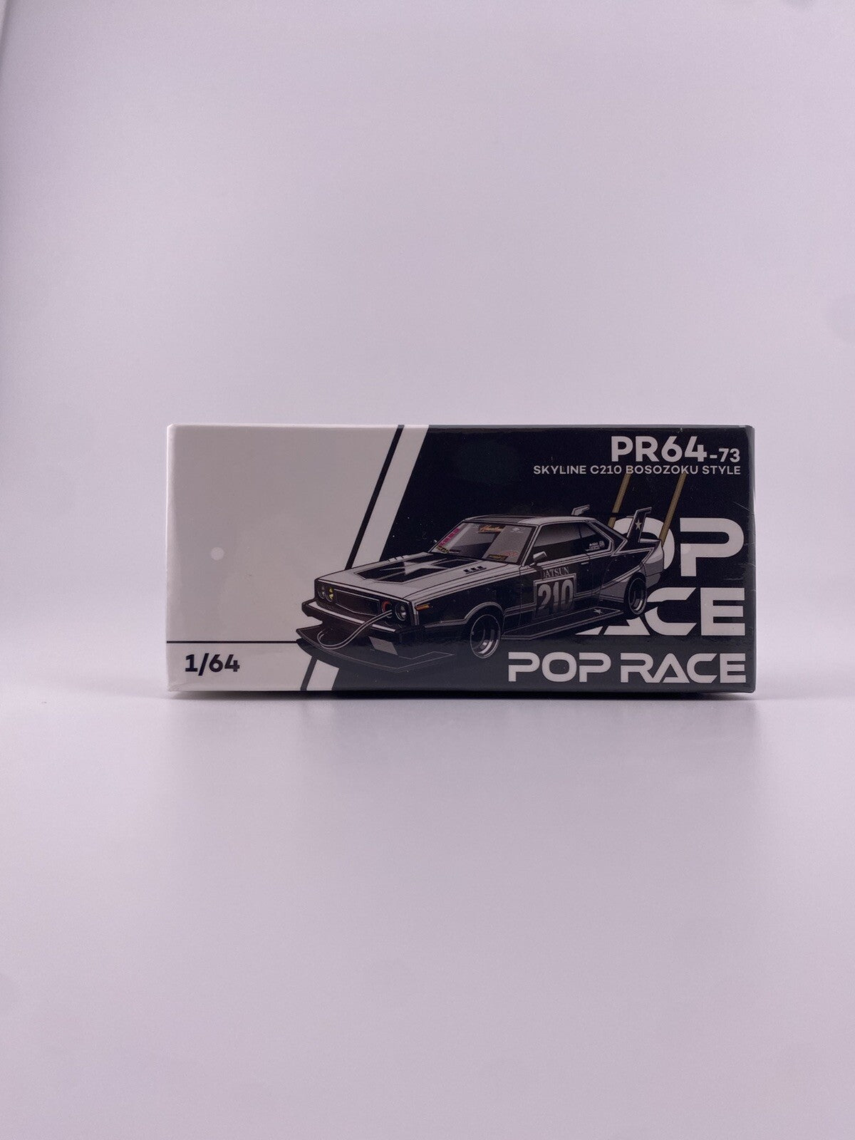 Skyline C210 Bosozoku Style Matte Black   POPRACE PR64 00730
