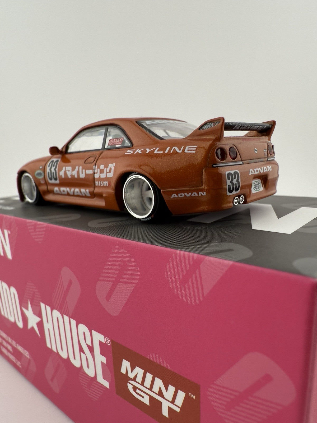 Nissan Skyline GT R (R33) Imai Racing Orange   Kaido House KHMG 151 LTDEDN Open4