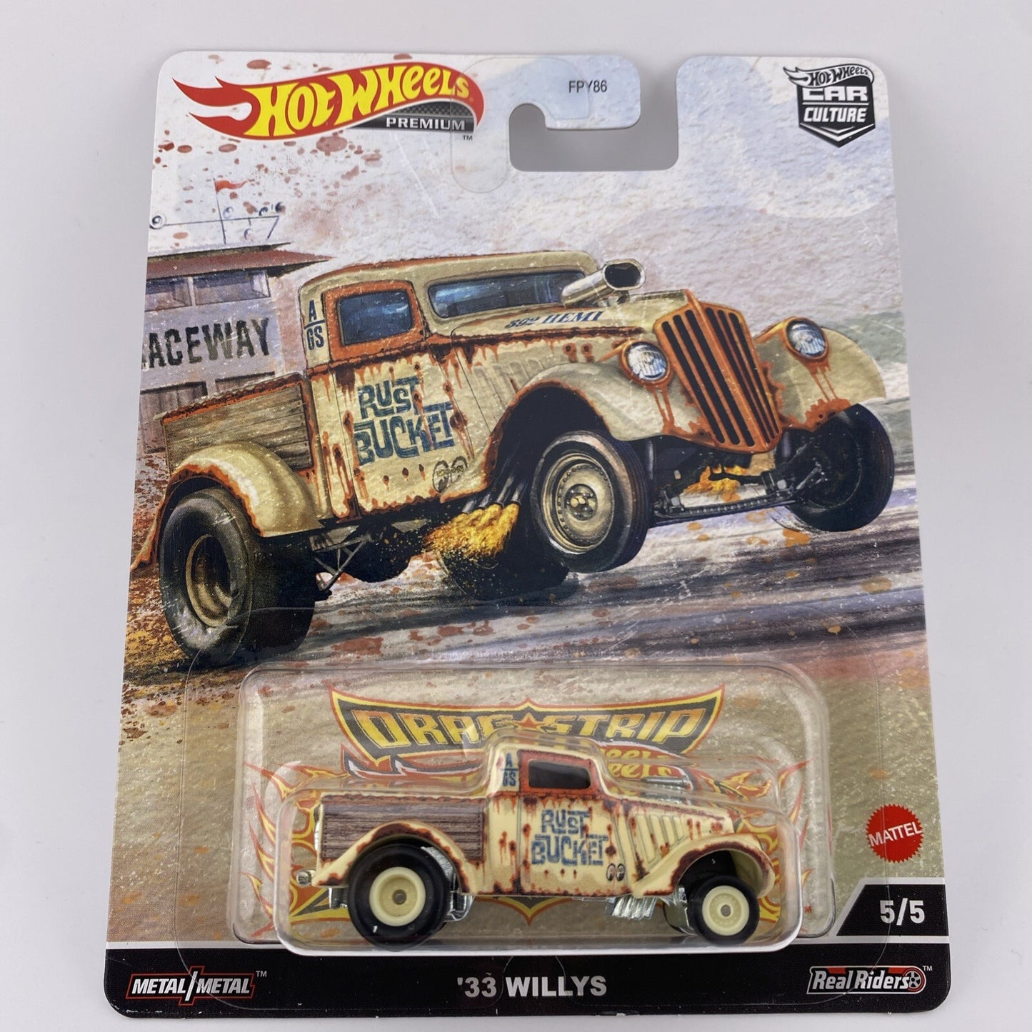 33 Willys   Hot Wheels Premium Car Culture Drag Strip in Protector0