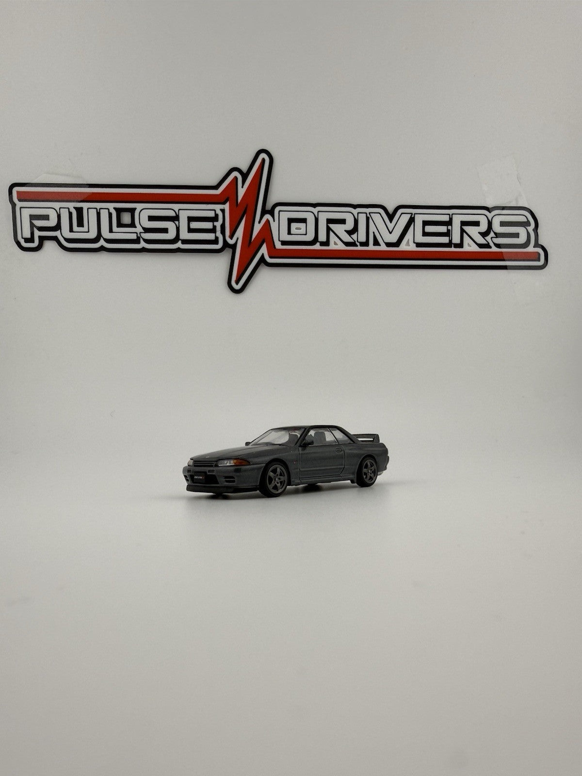 Nissan GTR R32 Gun Grey Metallic   POPRACE PR64 0101 Open Box3