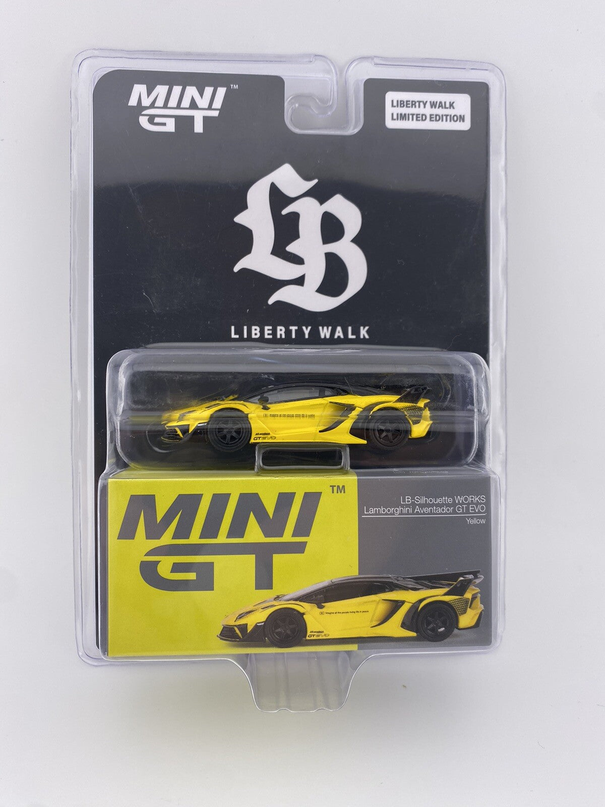 LBWK Packaging   Lamborghini Aventador EVO LBWK   Mini GT MGT 006390