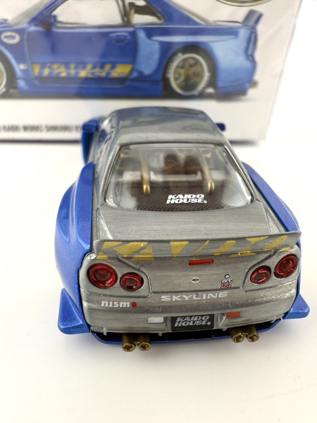 Kaido House x Mini GT Nissan Skyline GT R (R34) Shinjuku V2 KHMG158     CHASE6