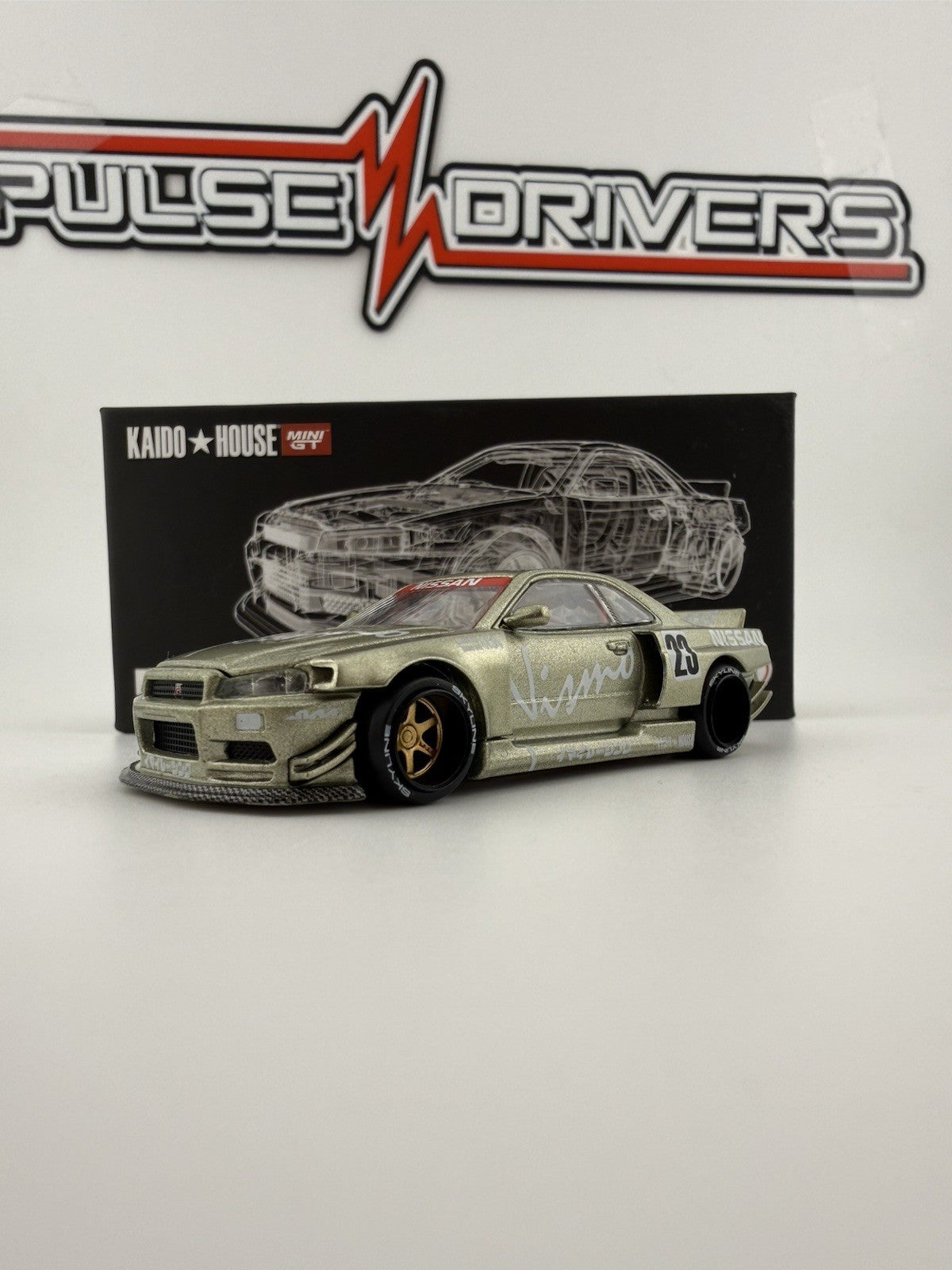 Nissan Skyline GT R (R34) Green   Kaido House KHMG 103 V4 23 Nismo Open Box3