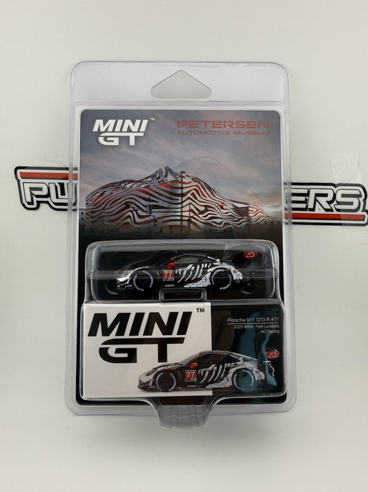 Porsche 911 GT3 R #77 SKELETON REXY PETIT Le Mans MINI GT MGT01143 Petersen pack0
