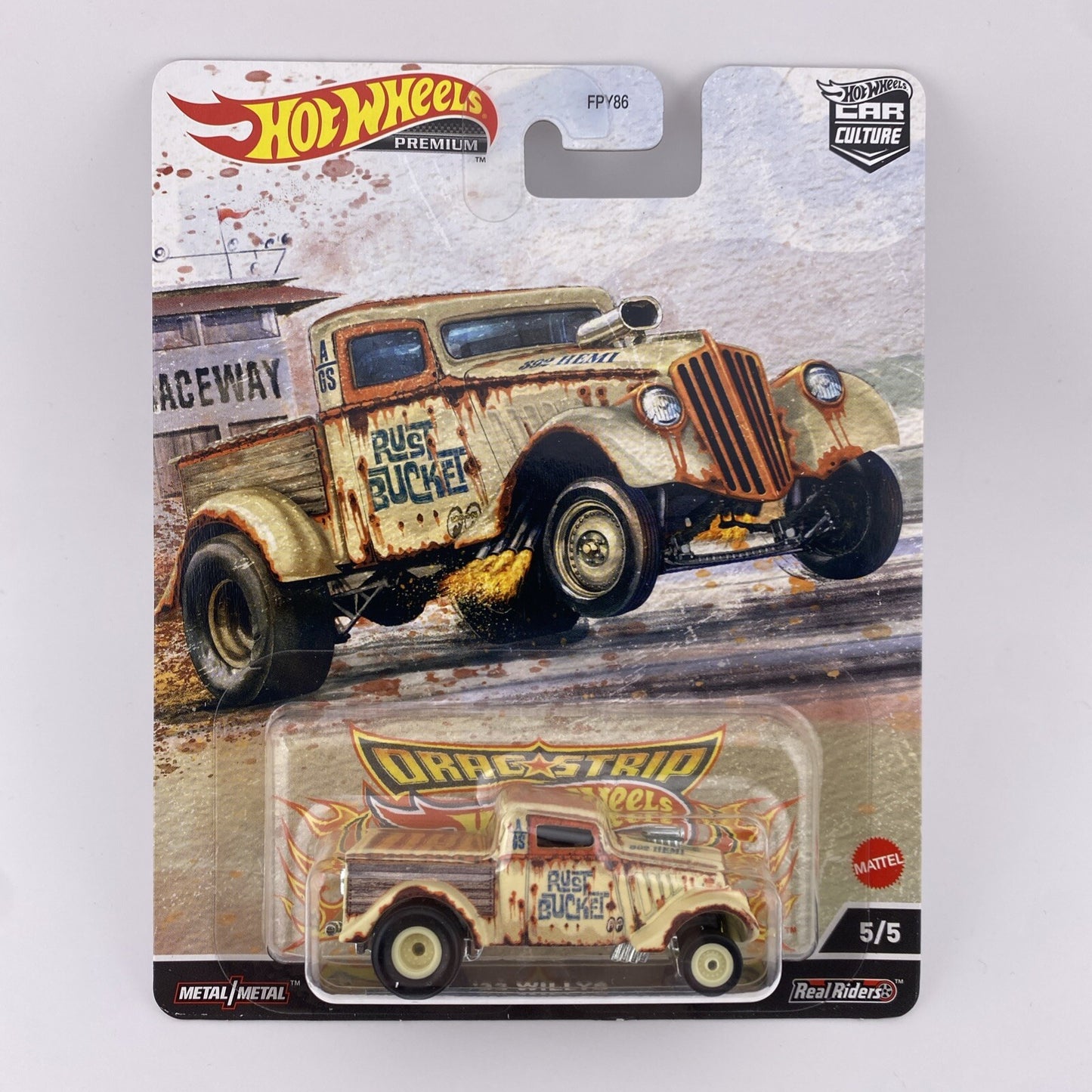 33 Willys   Hot Wheels Premium Car Culture Drag Strip in Protector1