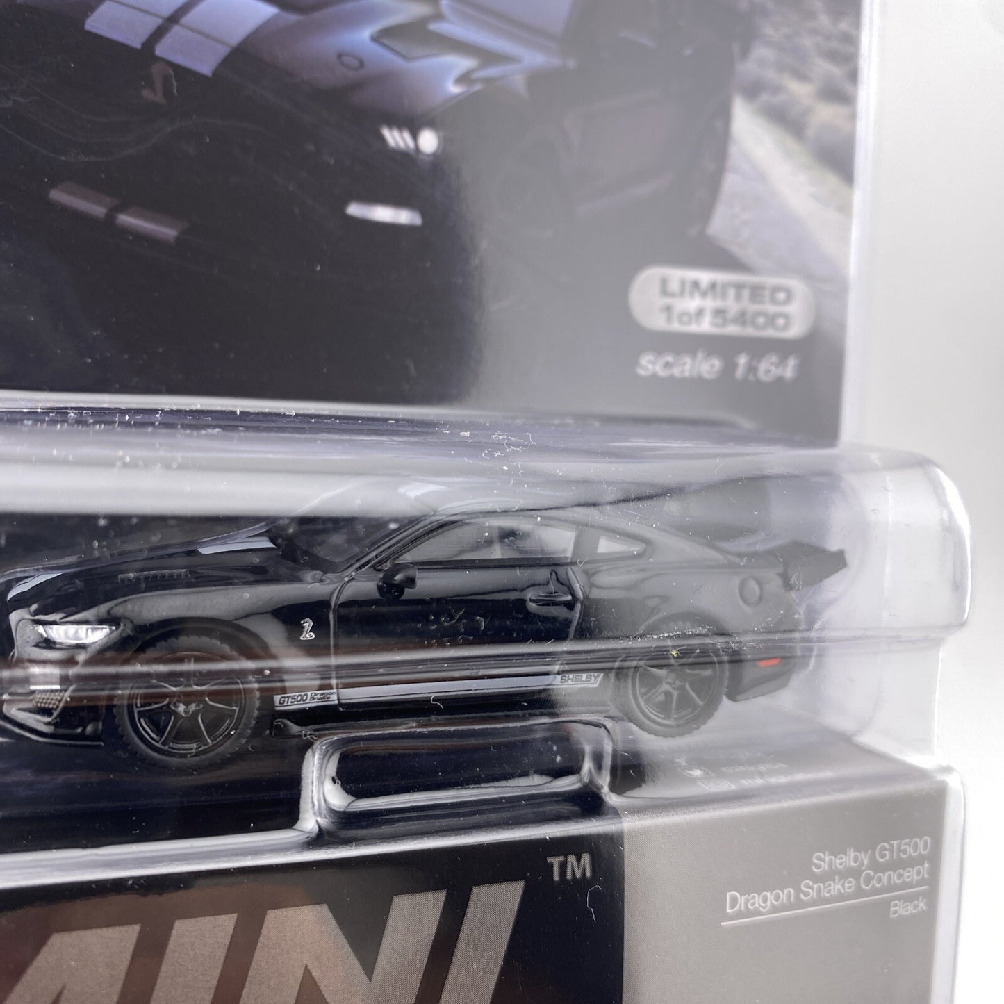Ford Mustang Shelby GT500 Dragonsnake Concept Black   Mini GT MGT 005753
