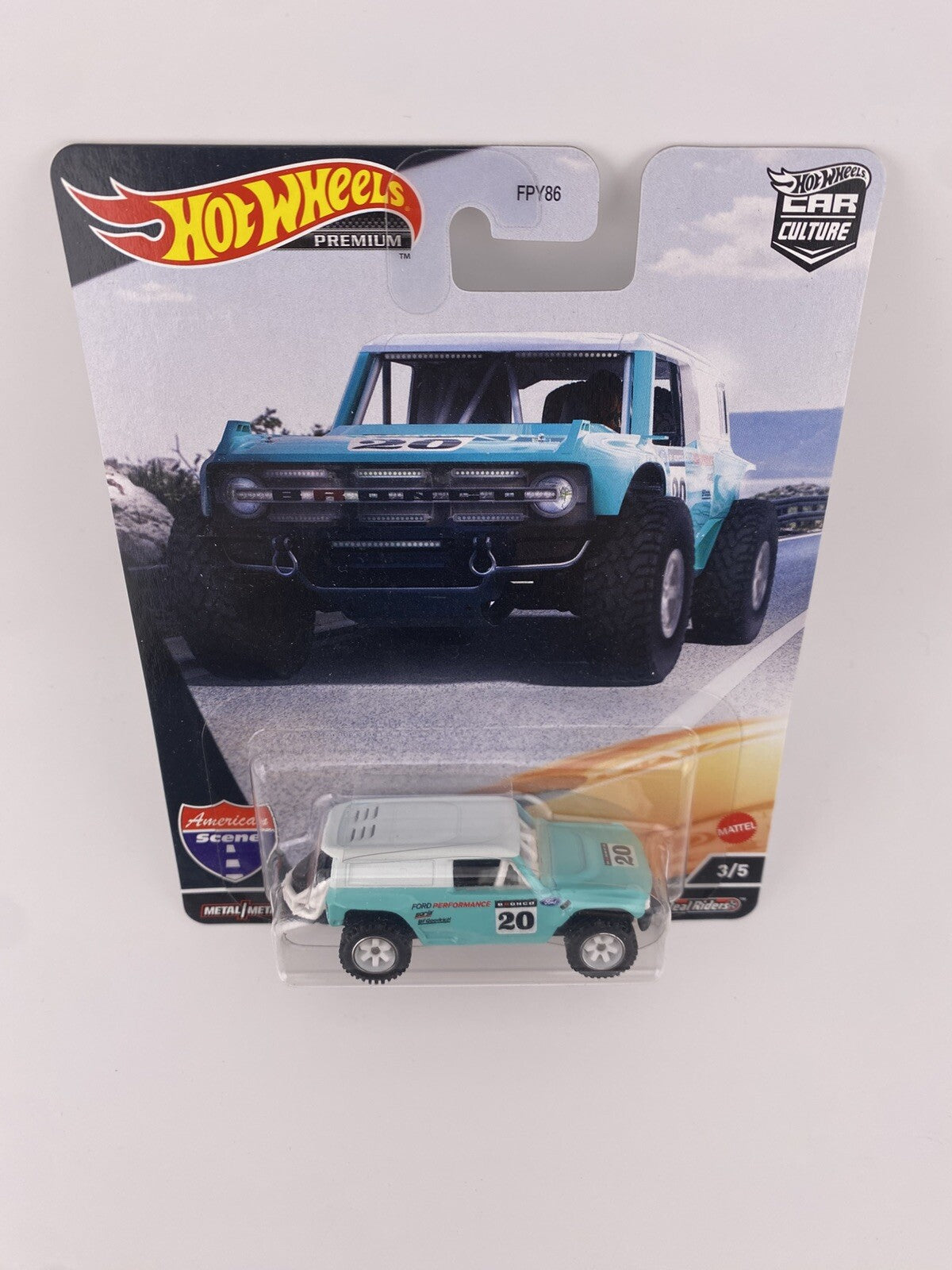 Ford Bronco R   Hot Wheels Premium 2022 Car Culture American Scene in Protector1