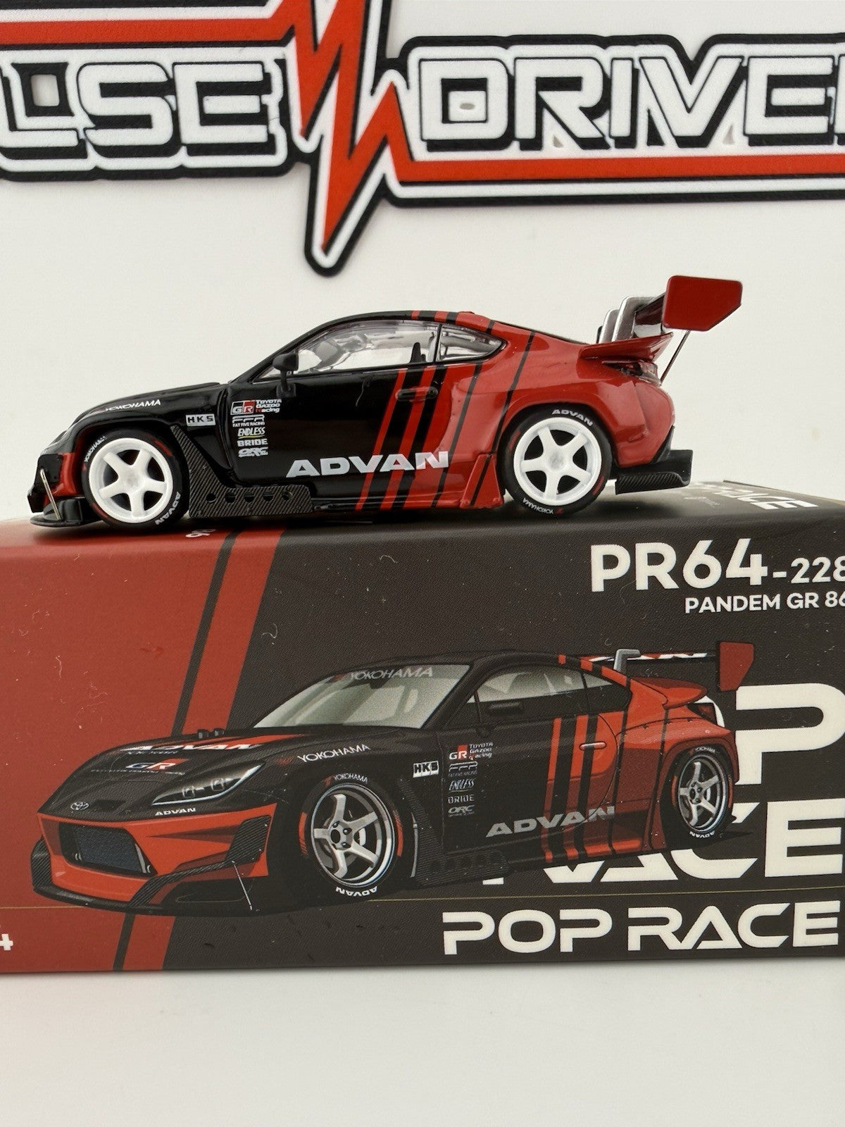 Toyota Pandem GR86 ADVAN POPRACE PR64-0228 Open Box1