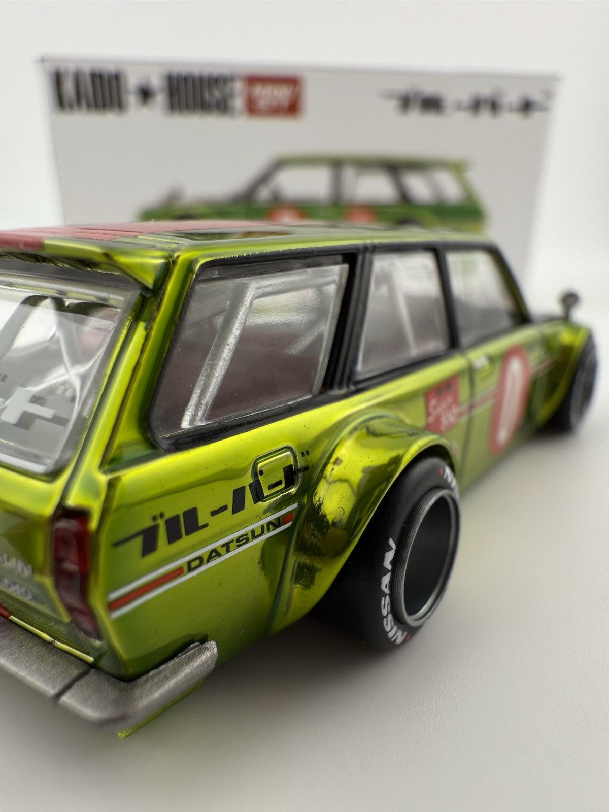 Datsun 510 Wagon Kaido House 0G Flo Yellow   Kaido House KHMG_164 Open Boxes10