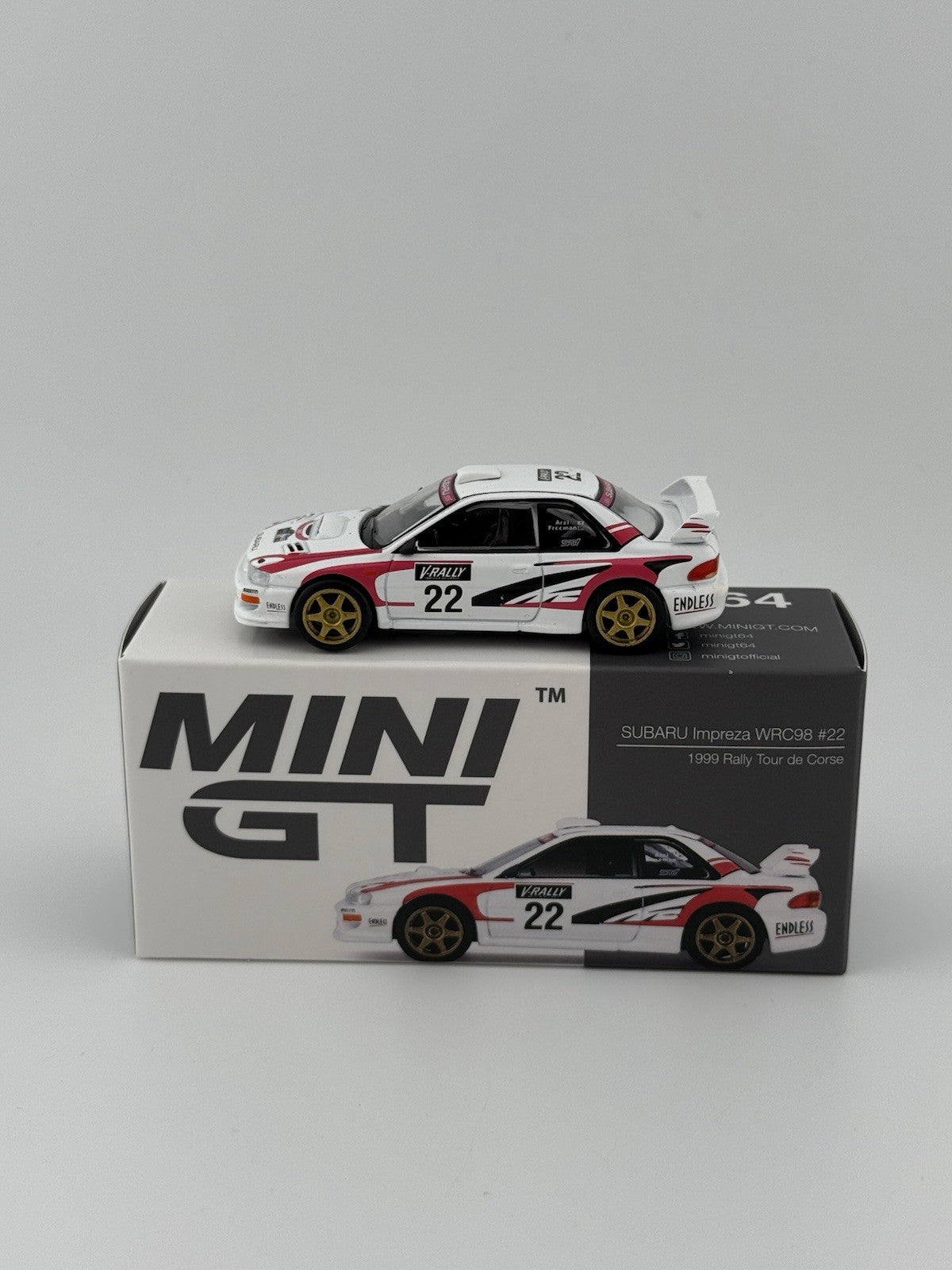Subaru Impreza   Mini GT MGT 00564 #22 / WRC98 Open Box1