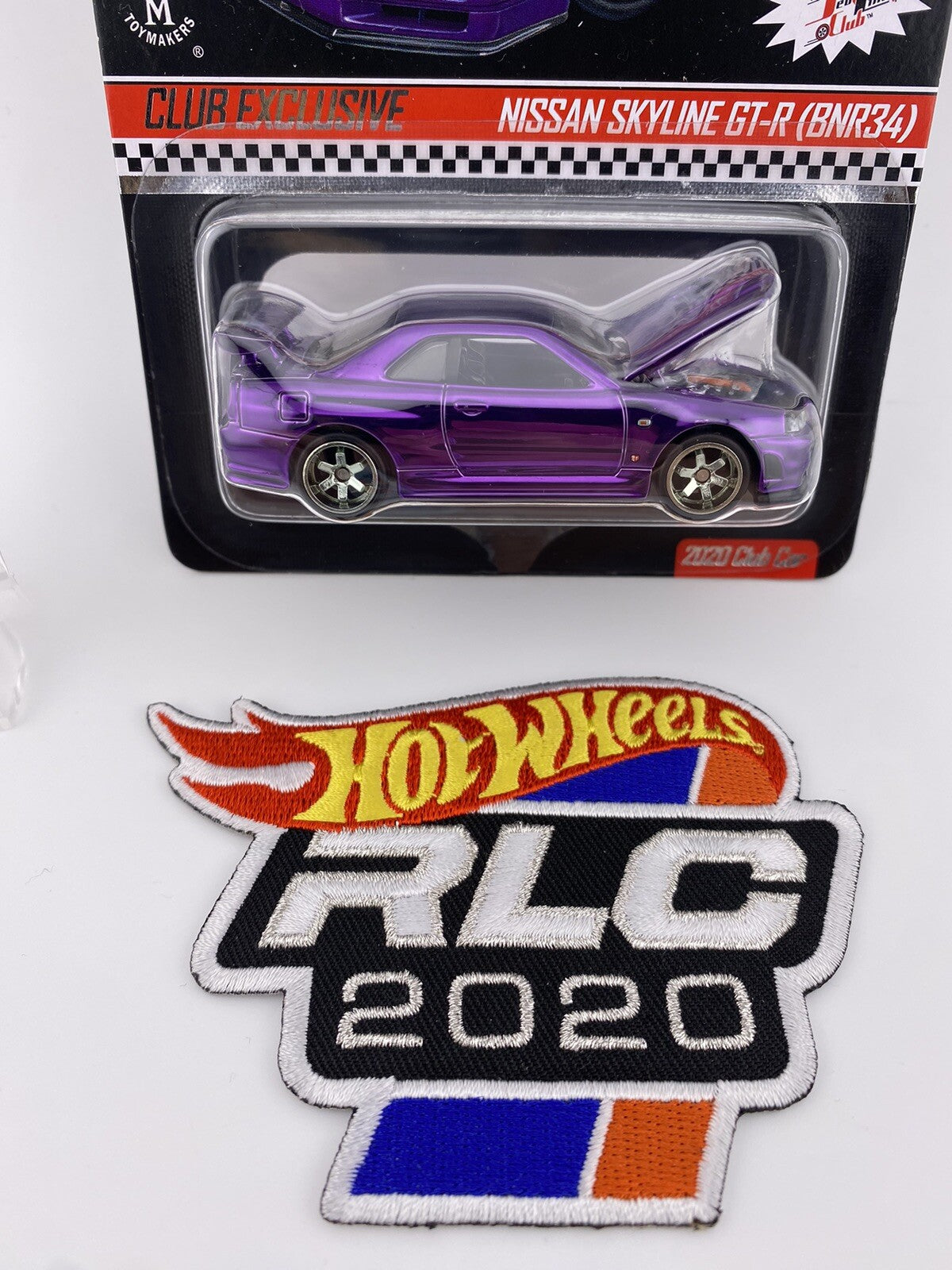 Nissan Skyline GT R (BNR34)   Purple   Hot Wheels   RLC  Spectraflame Purple / 22