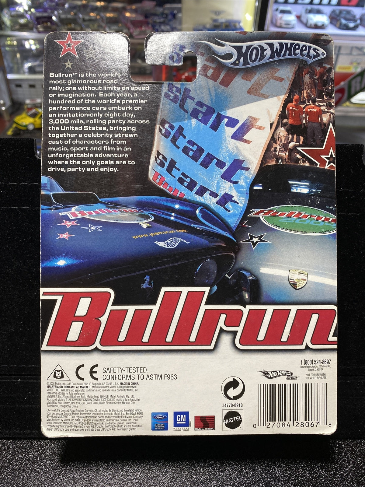 Mercedes Benz SL55 AMG   Hot Wheels Bullrun   USA RALLY6