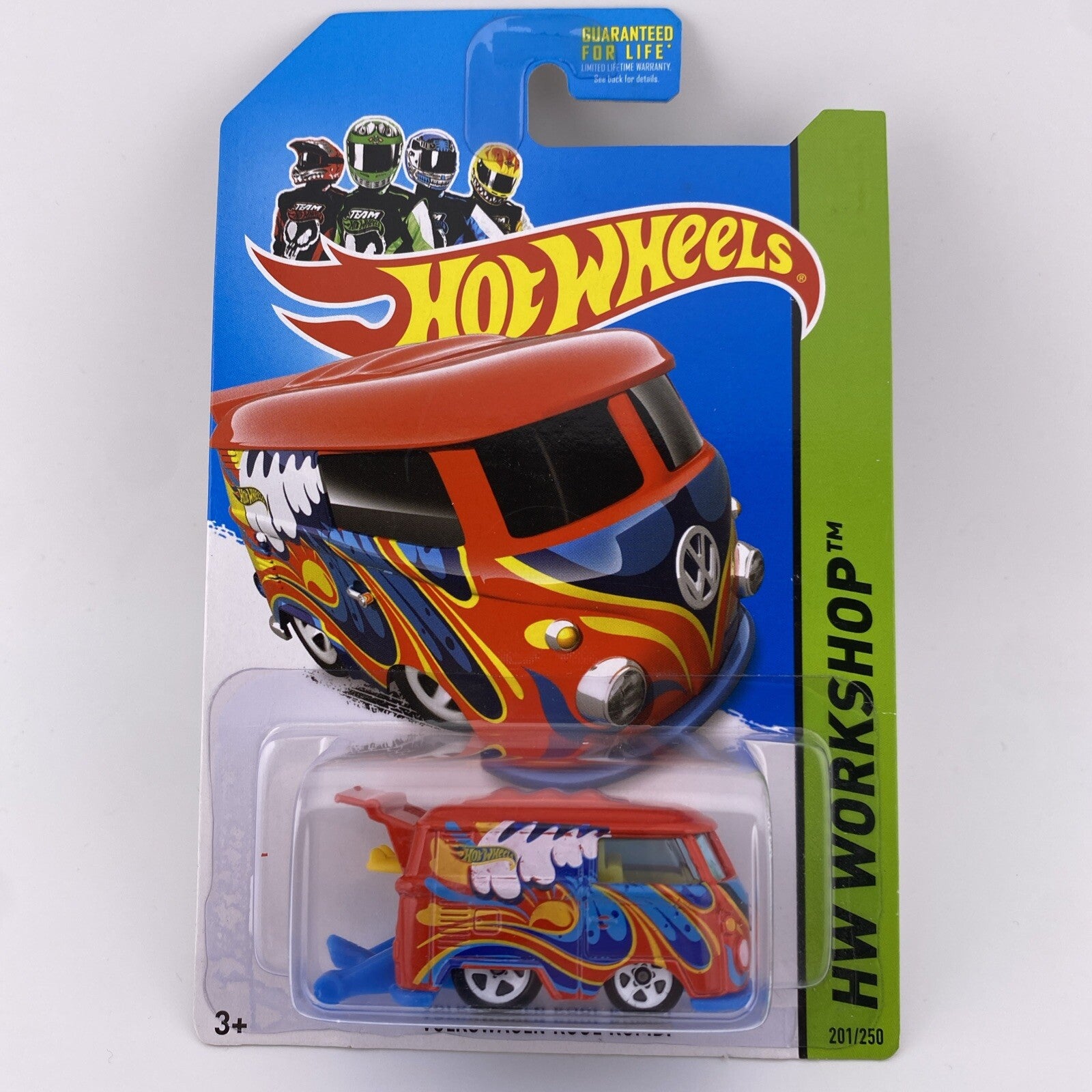 Hot Wheels HW Workshop Red Volkswagen Kool Kombi Toy Car 201/250 in Protector1