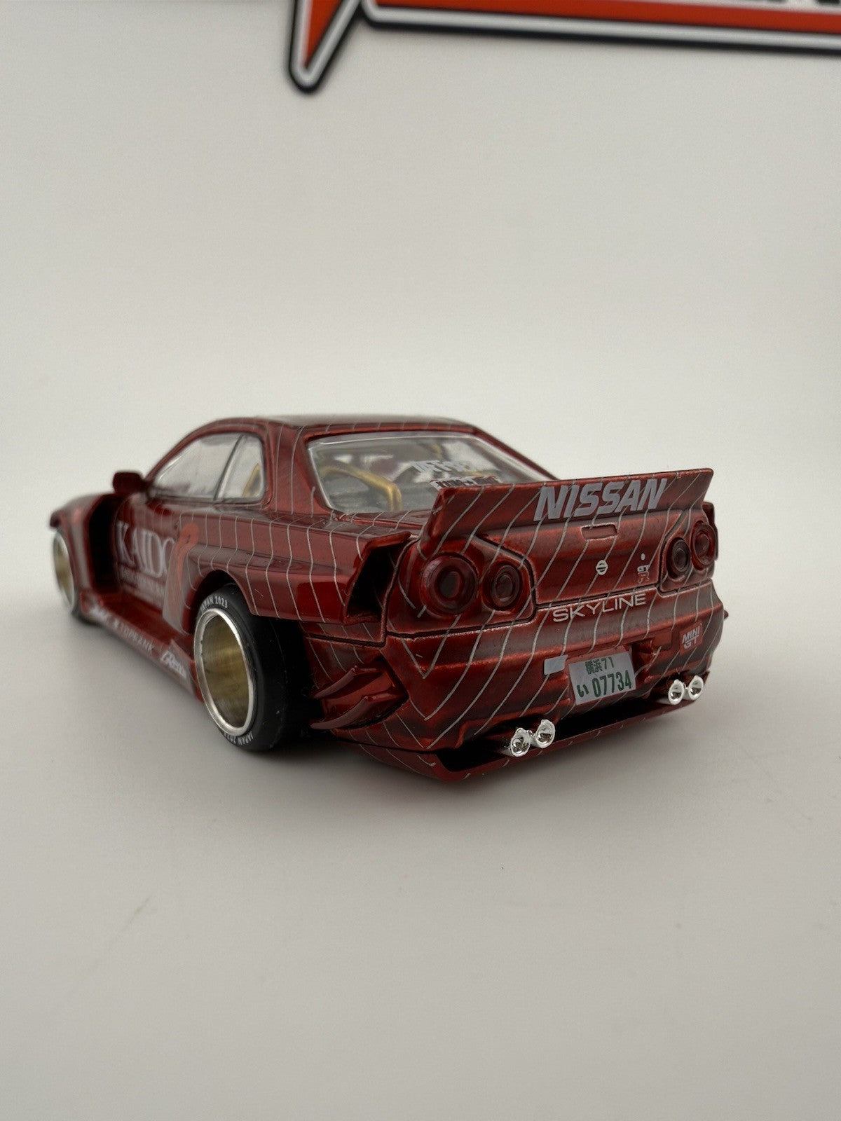 Nissan Skyline GT R (R34) Kaido House Red   Kaido House KHMG 057 2023 Shizuoka5