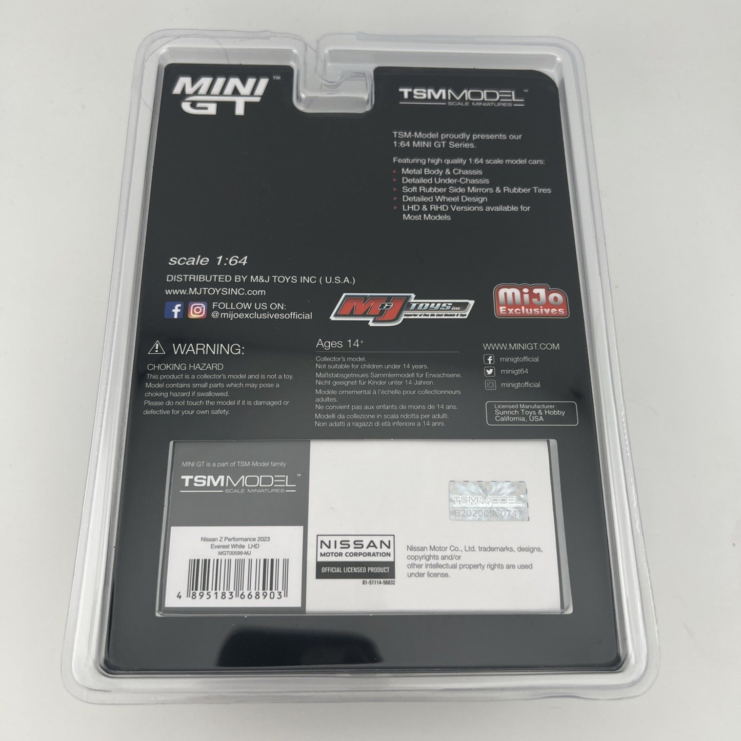 Nissan Z Everest White   Mini GT MGT 00599 Performance 20236
