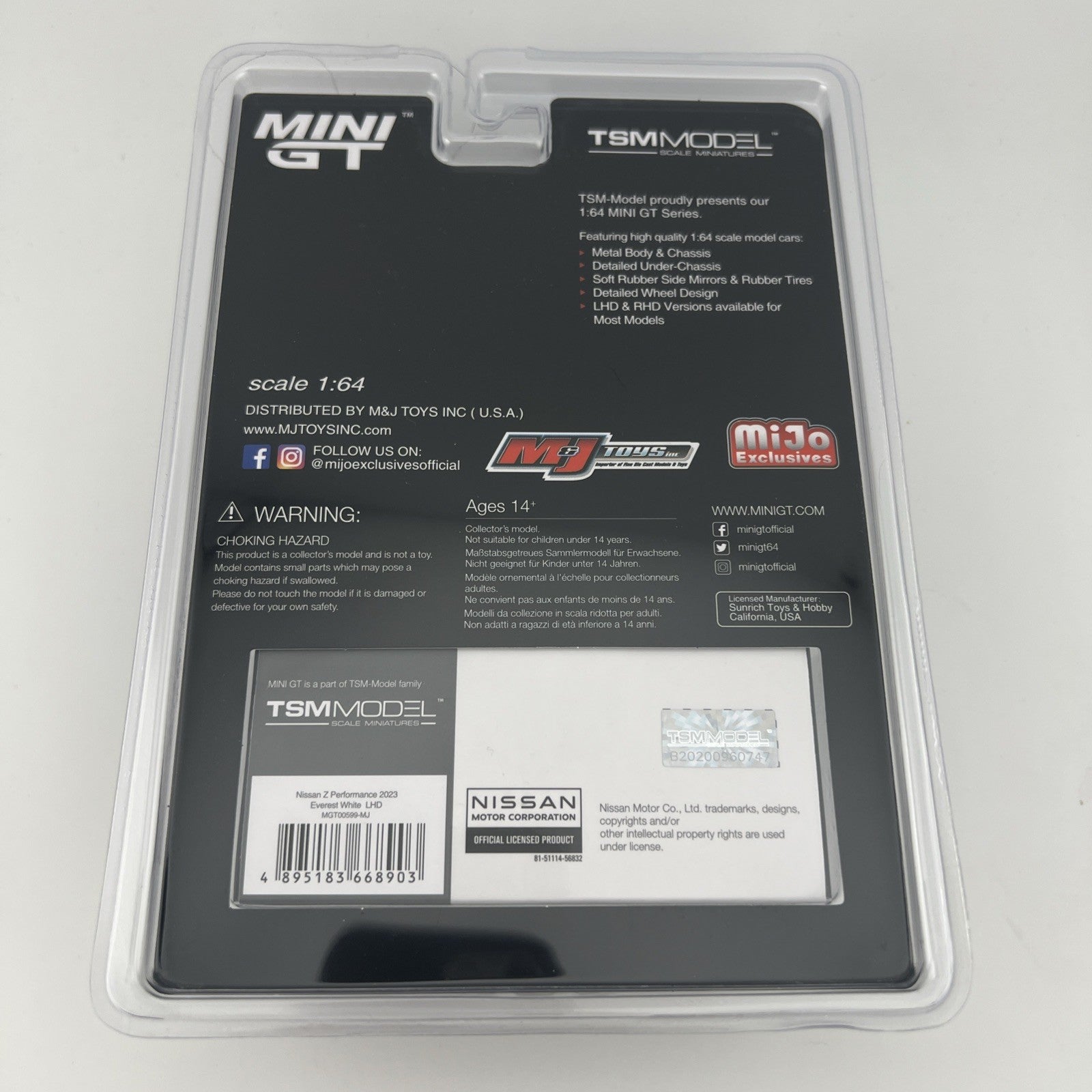 Nissan Z Everest White   Mini GT MGT 00599 Performance 20236