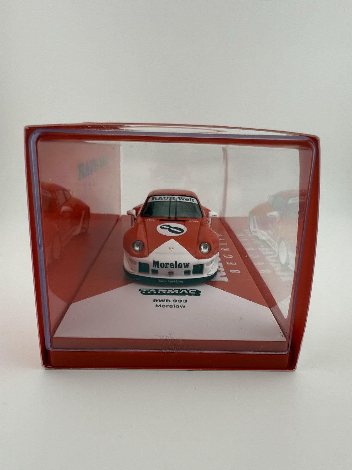 1/43   Porsche RWB 993 #8 "Morelow" Red and White "RAUH Welt BEGRIFF" T43 014 ML3