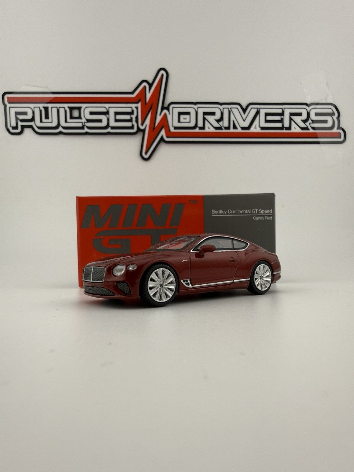 Bentley Continental GT Candy Red   Mini GT MGT 00420 Open Box3